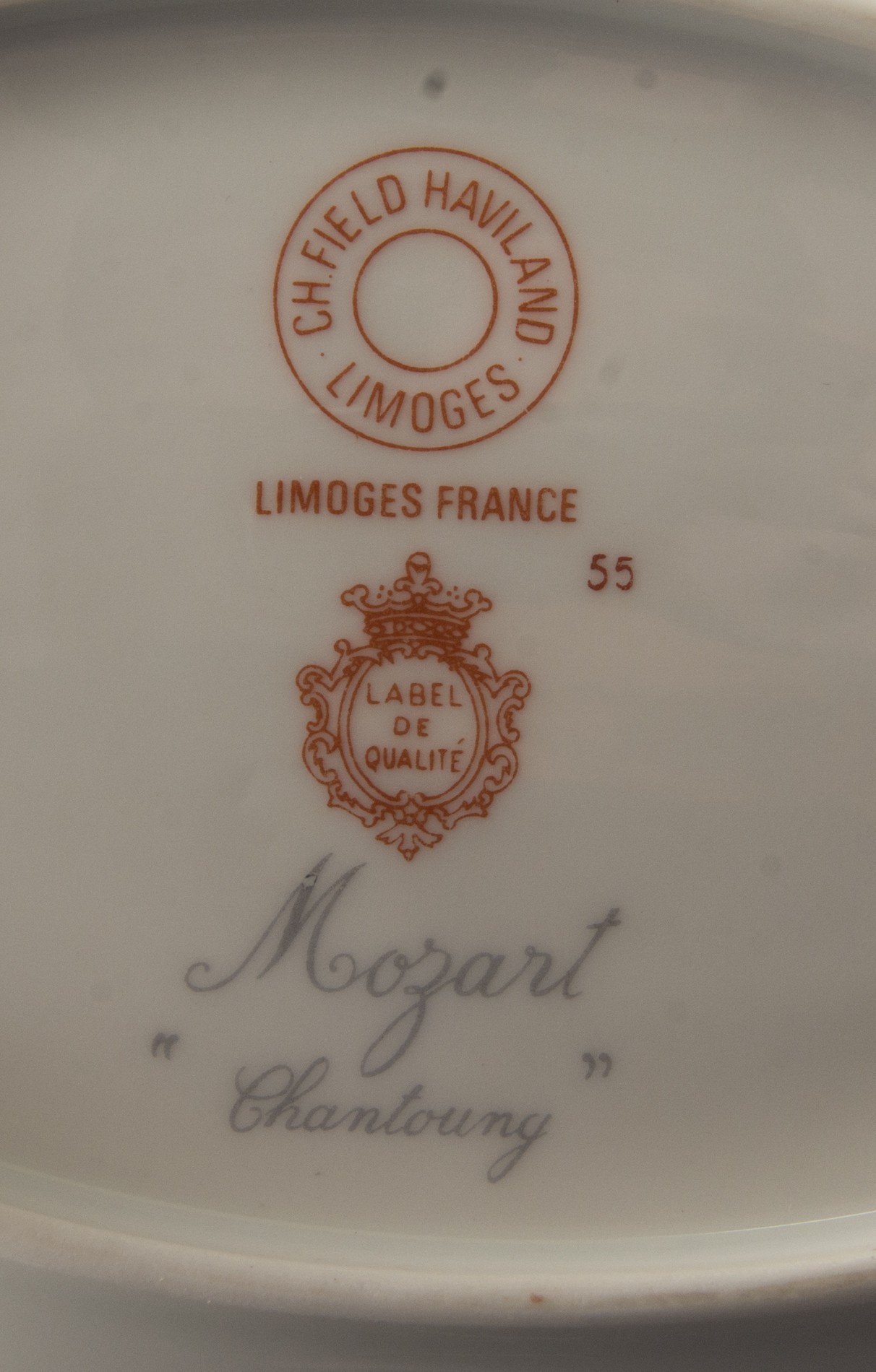 Mozart "Chantoung" Chas Field Haviland Limoges Serving Pieces