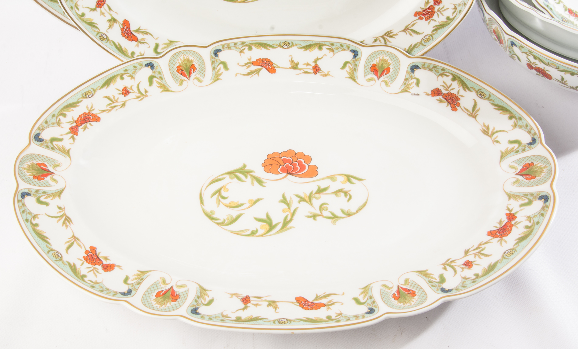 Mozart "Chantoung" Chas Field Haviland Limoges Serving Pieces