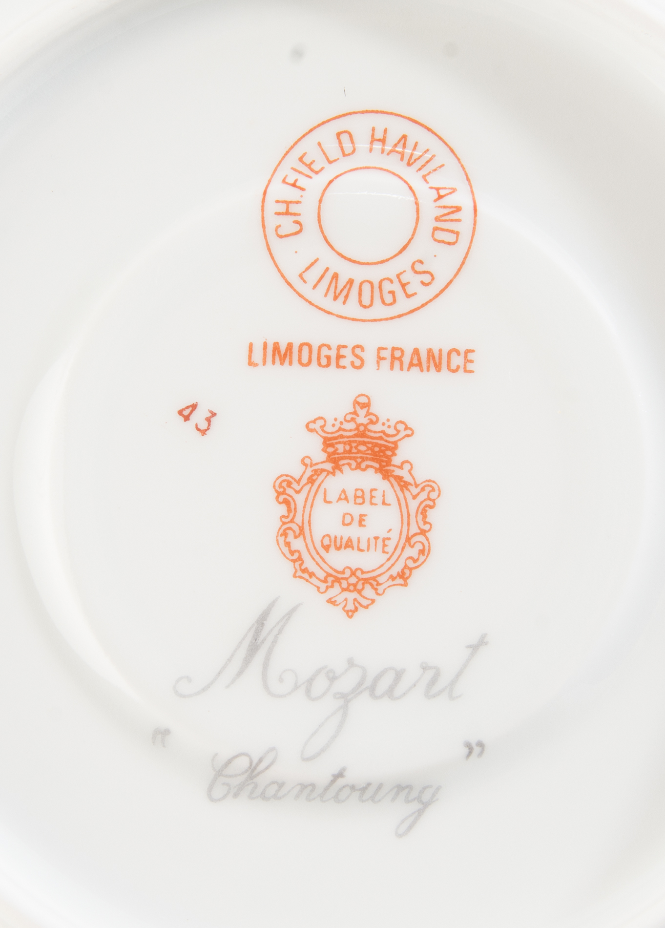 Mozart "Chantoung" Chas Field Haviland Limoges Serving Pieces