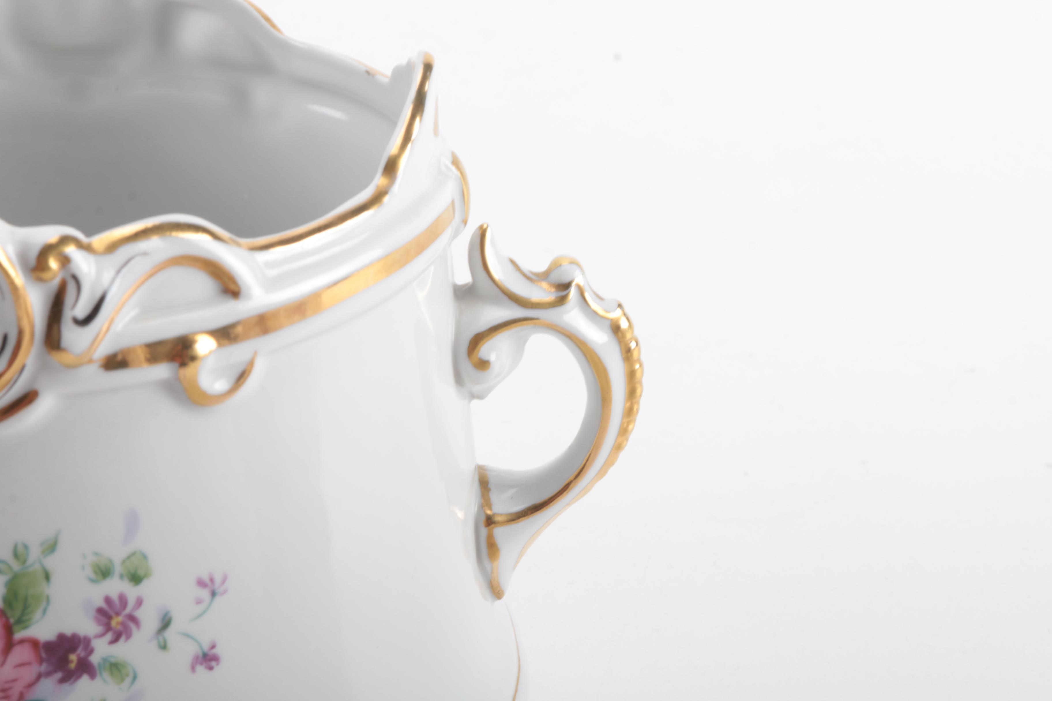 Floral Porcelain Tableware Featuring Theodore Haviland