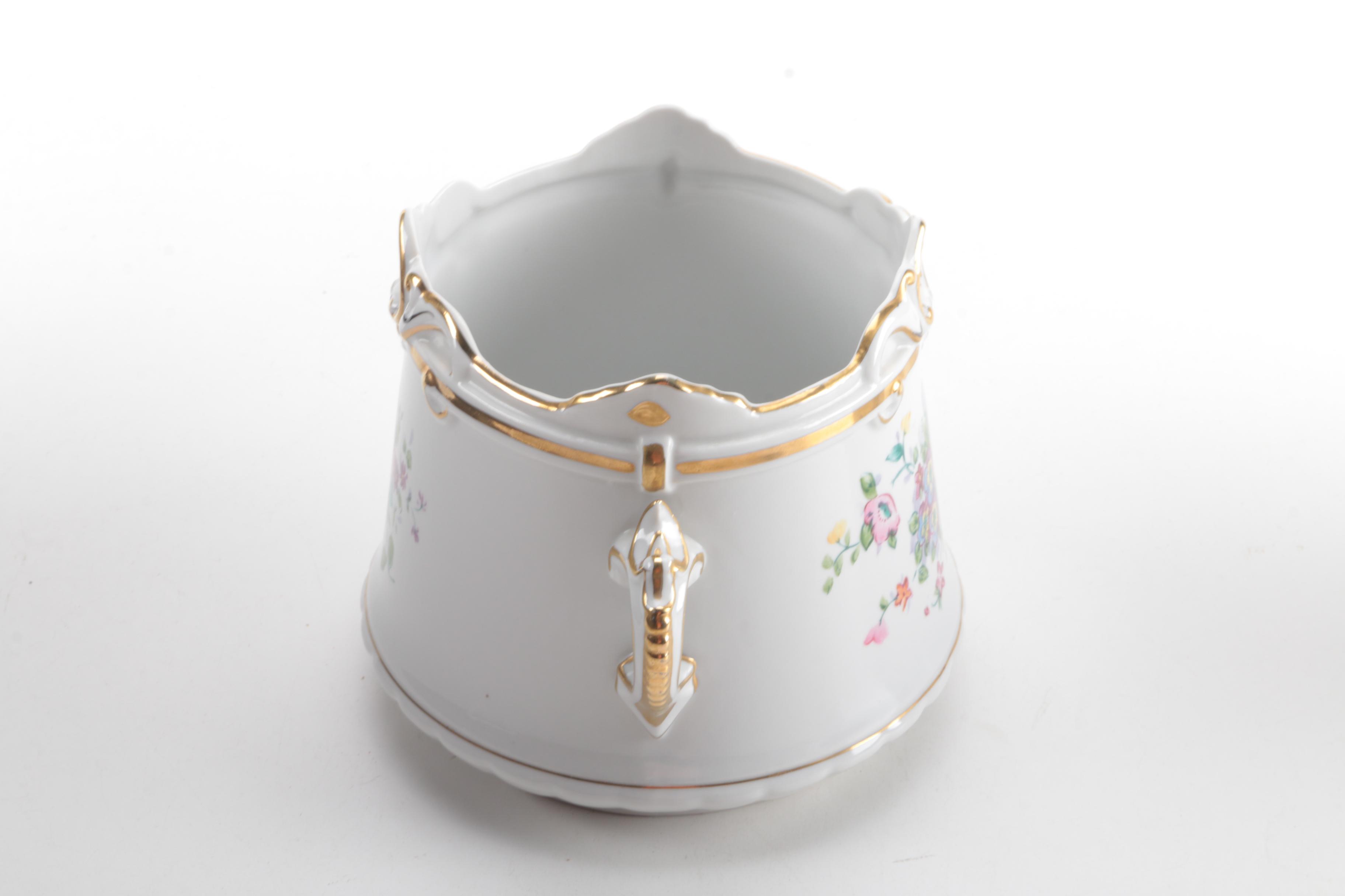 Floral Porcelain Tableware Featuring Theodore Haviland