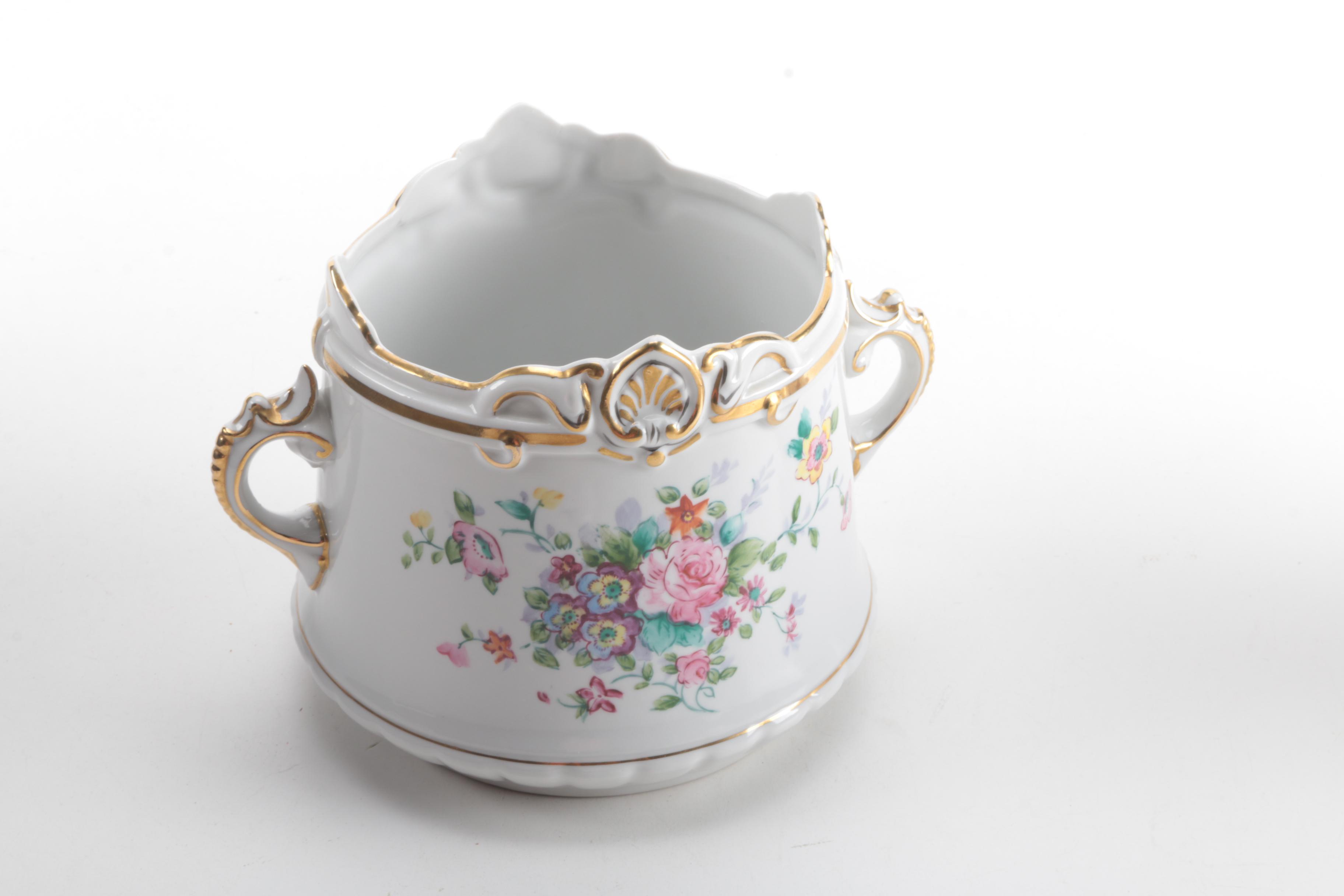 Floral Porcelain Tableware Featuring Theodore Haviland