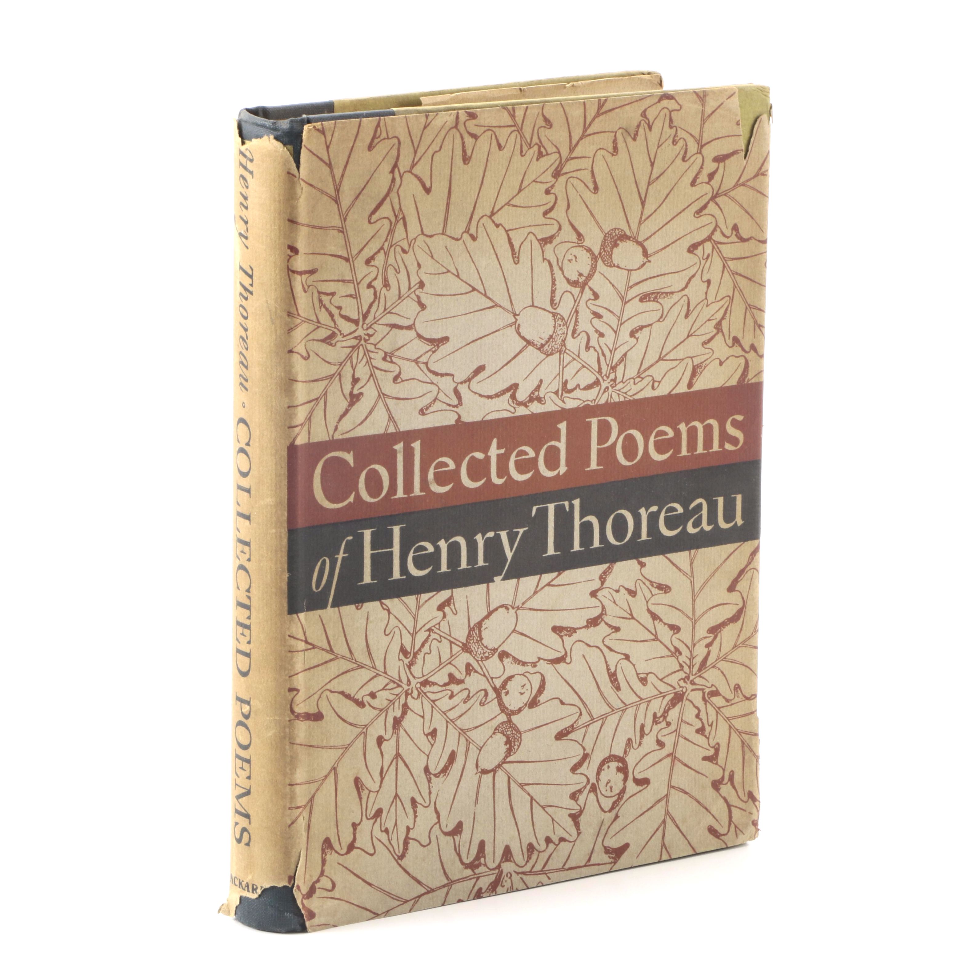 1943 First Trade Edition "Collected Poems of Henry Thoreau"