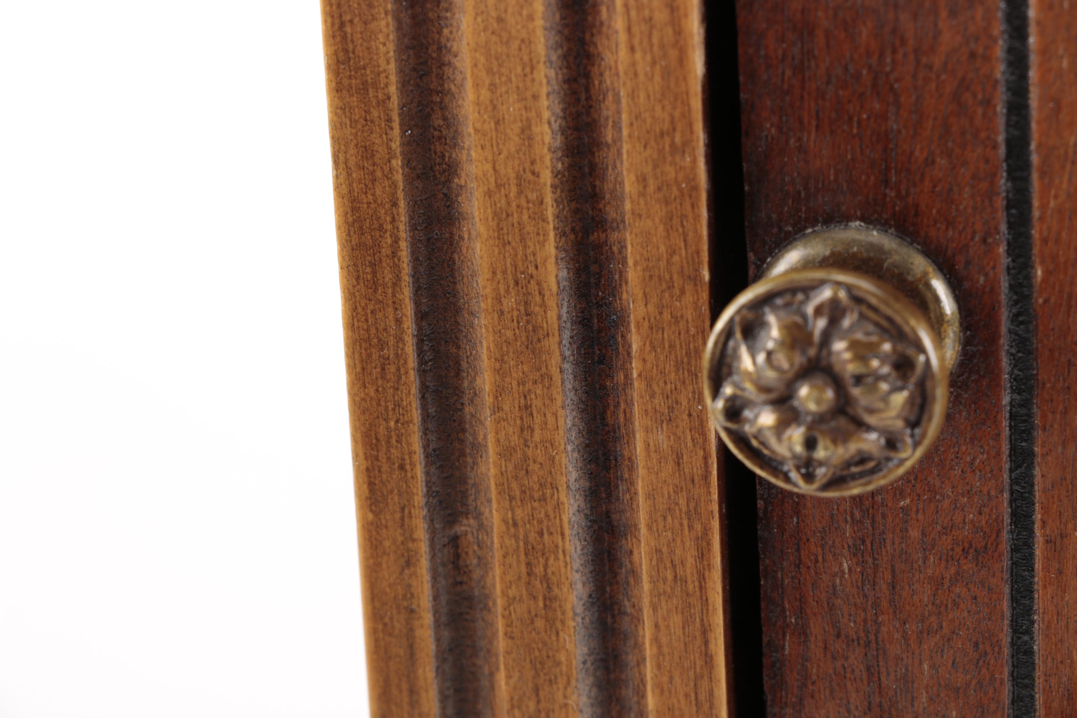 Vintage Copper-Lined Humidor Stand