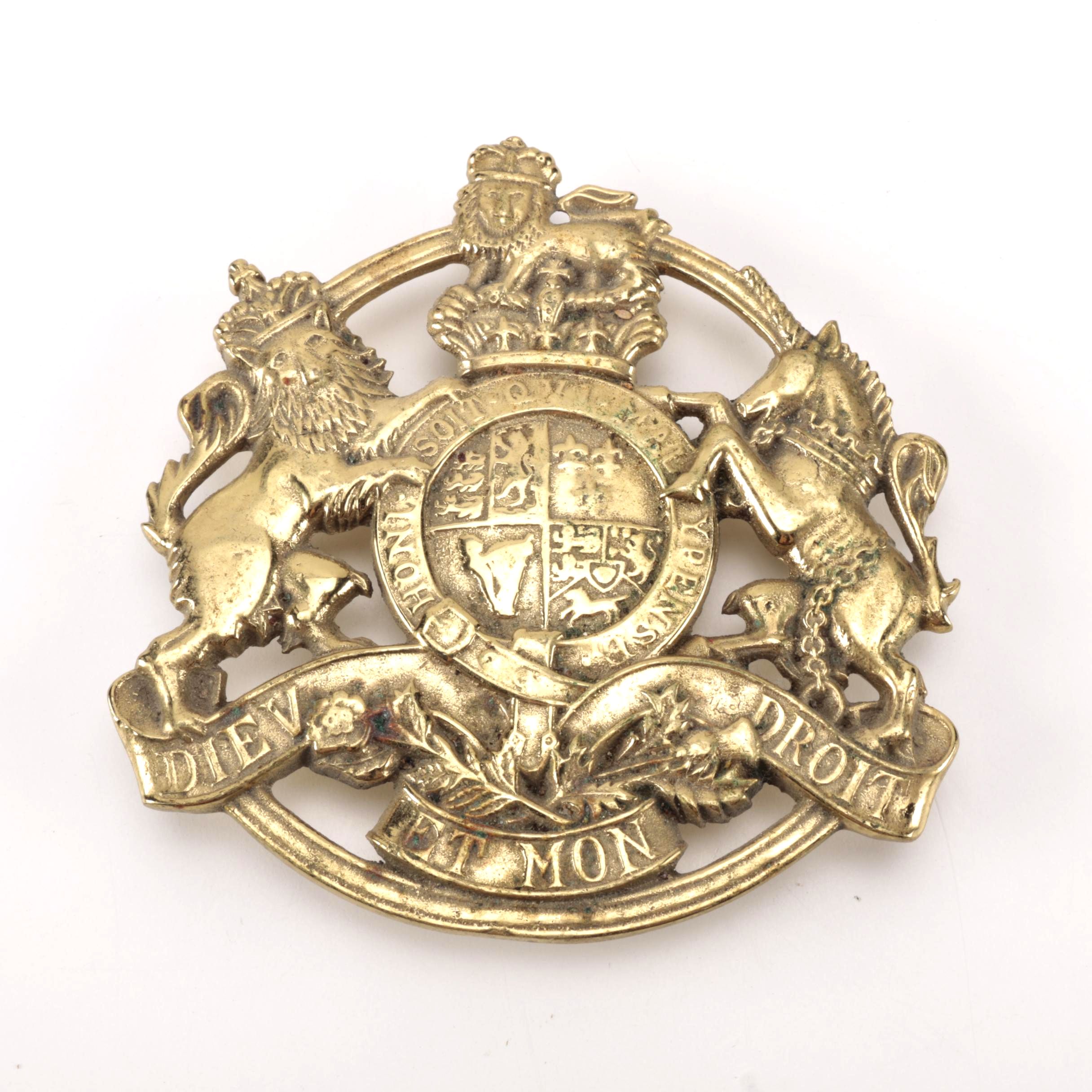 Copyright 1953 Brass Kings Arms Trivet