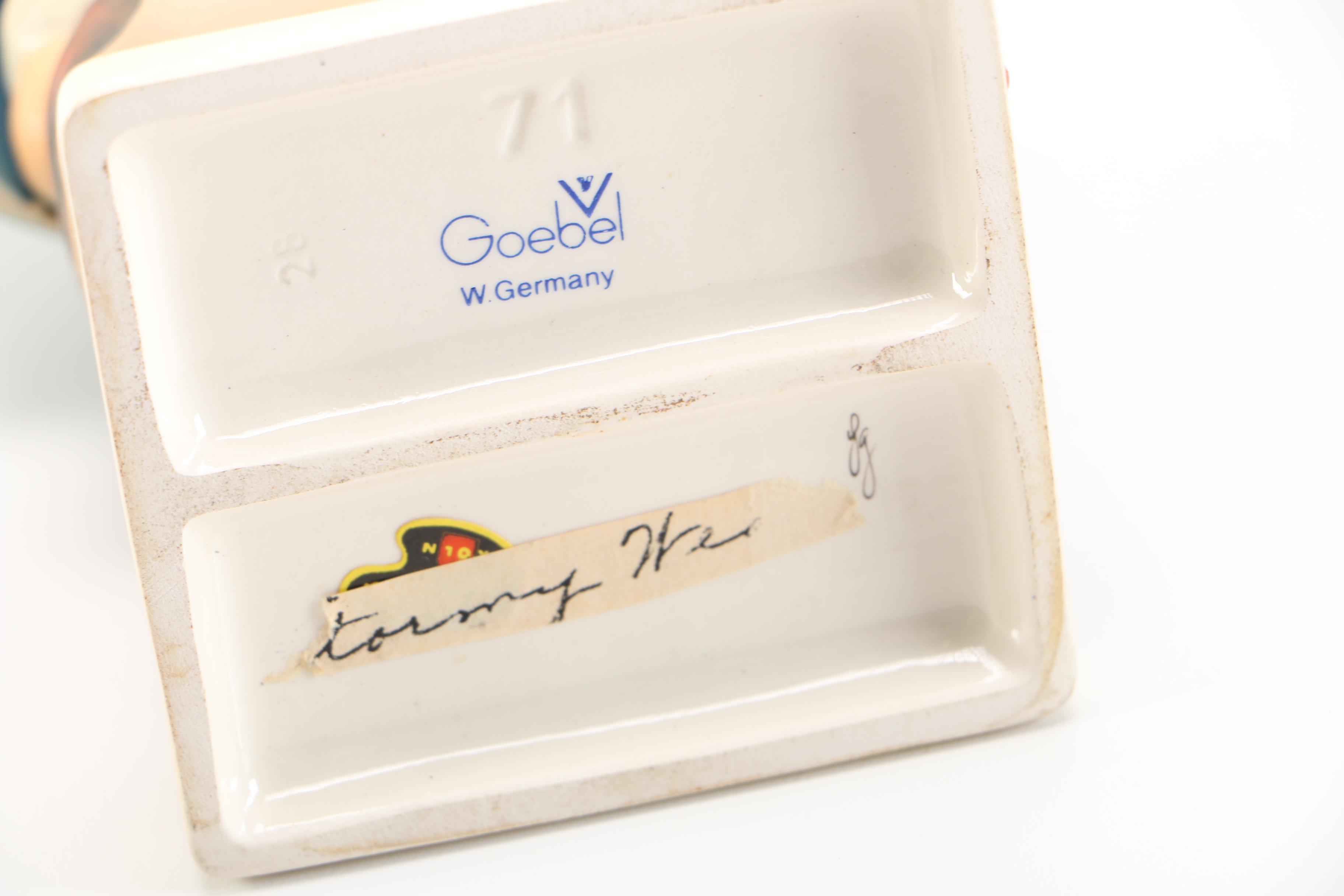 Goebel Hummel "Barnyard Hero", "Umbrella Boy" and "Stormy Weather" Porcelain Figurines