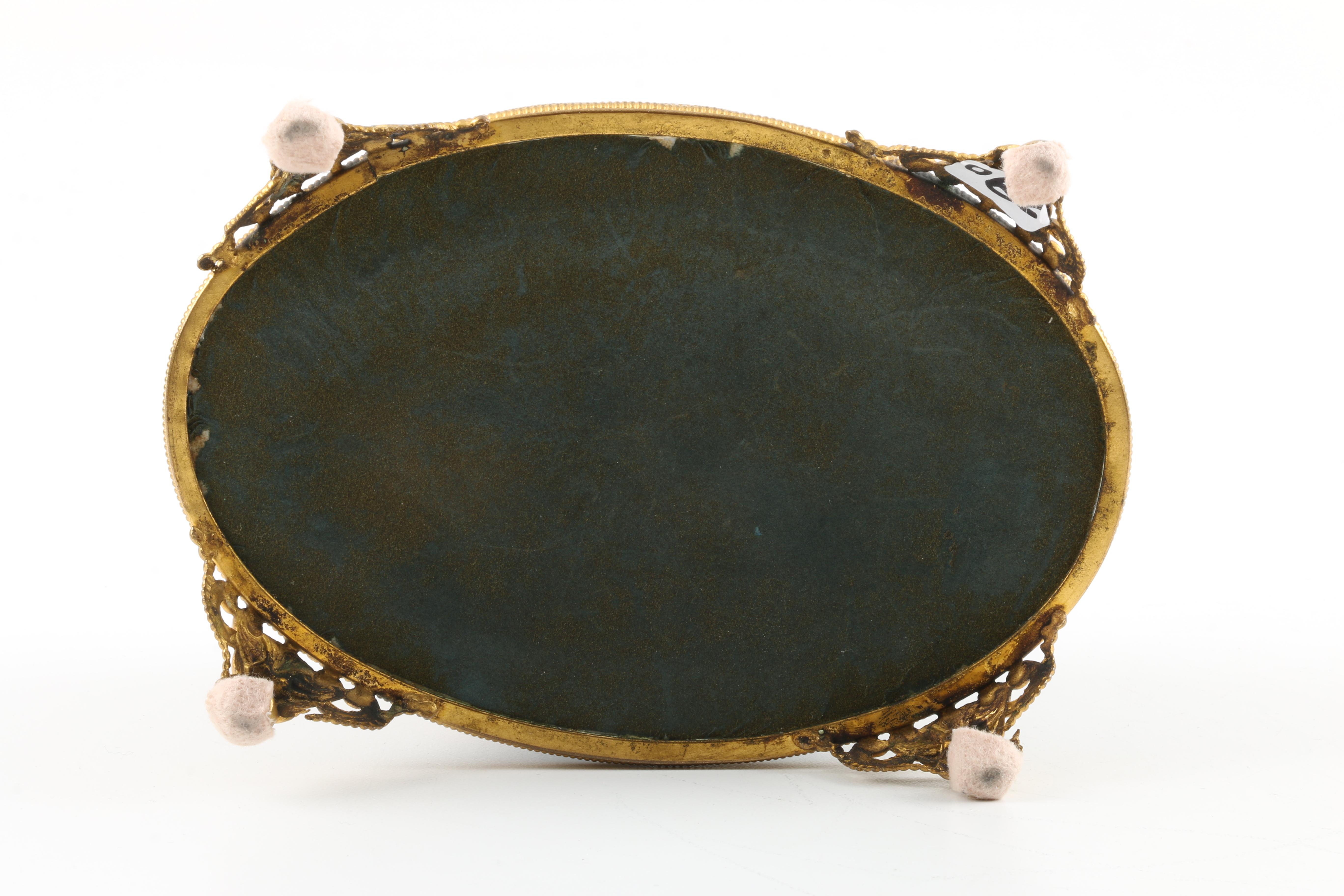 19th Century Hand Painted Sevres Style Porcelain Sewing Box