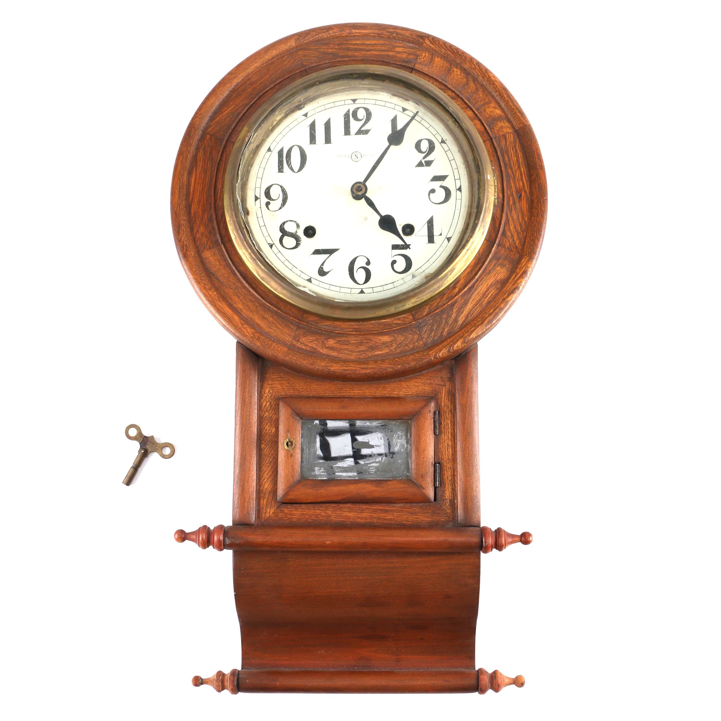 Vintage Oak Wall Clock