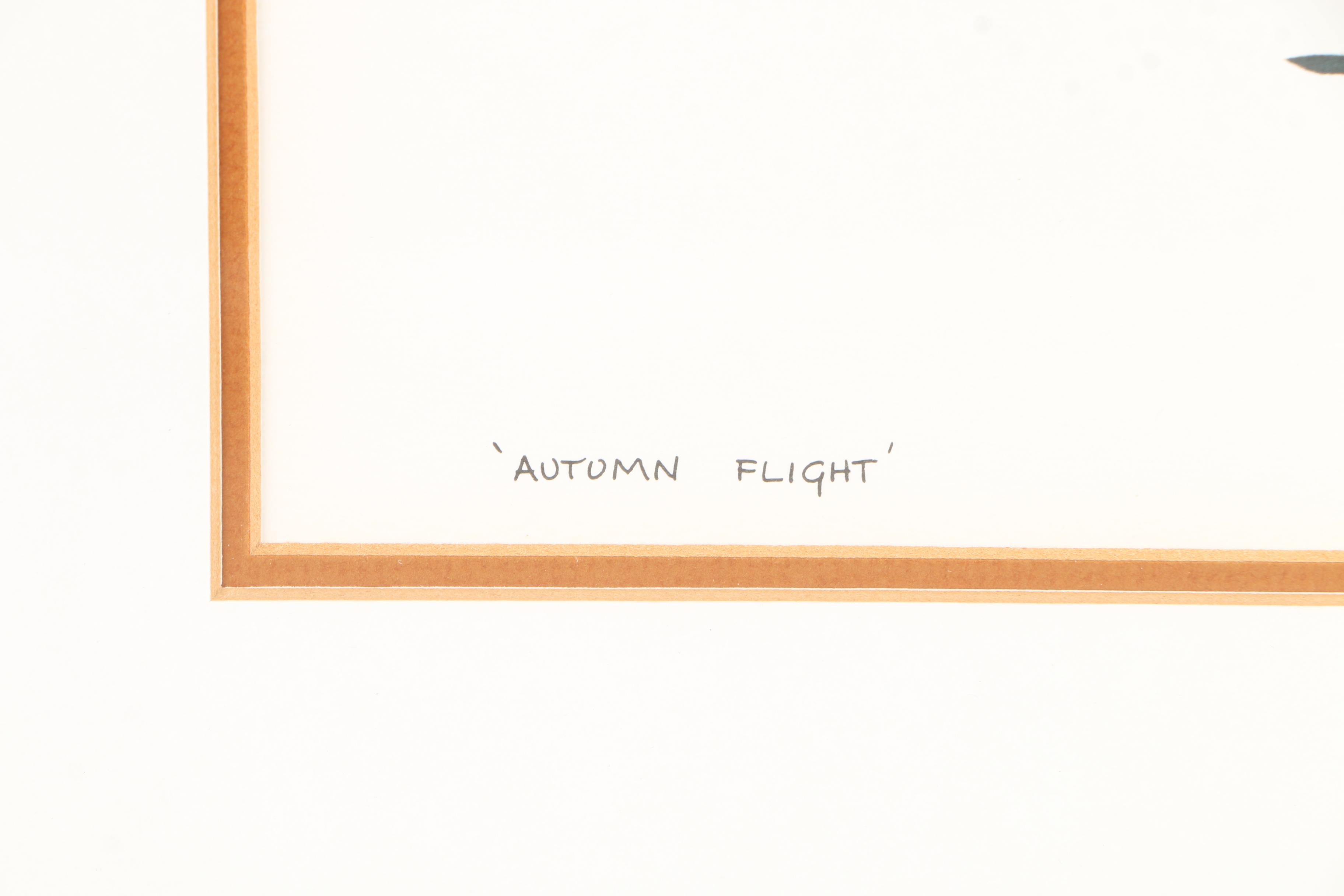 Two Offset Lithographs After Benjamin Chee Chee "Autumn Flight" and "Spring Flight"