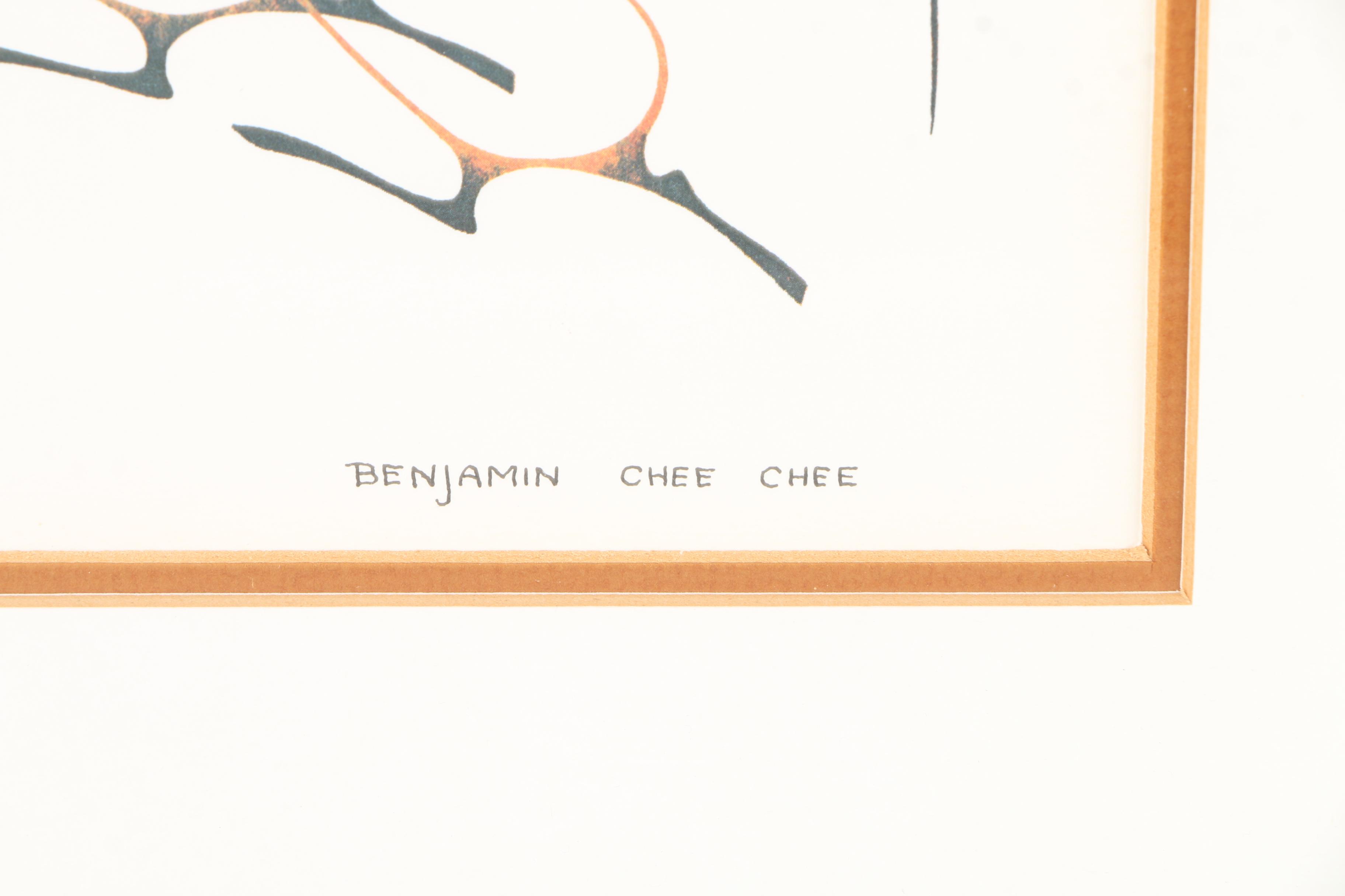 Two Offset Lithographs After Benjamin Chee Chee "Autumn Flight" and "Spring Flight"