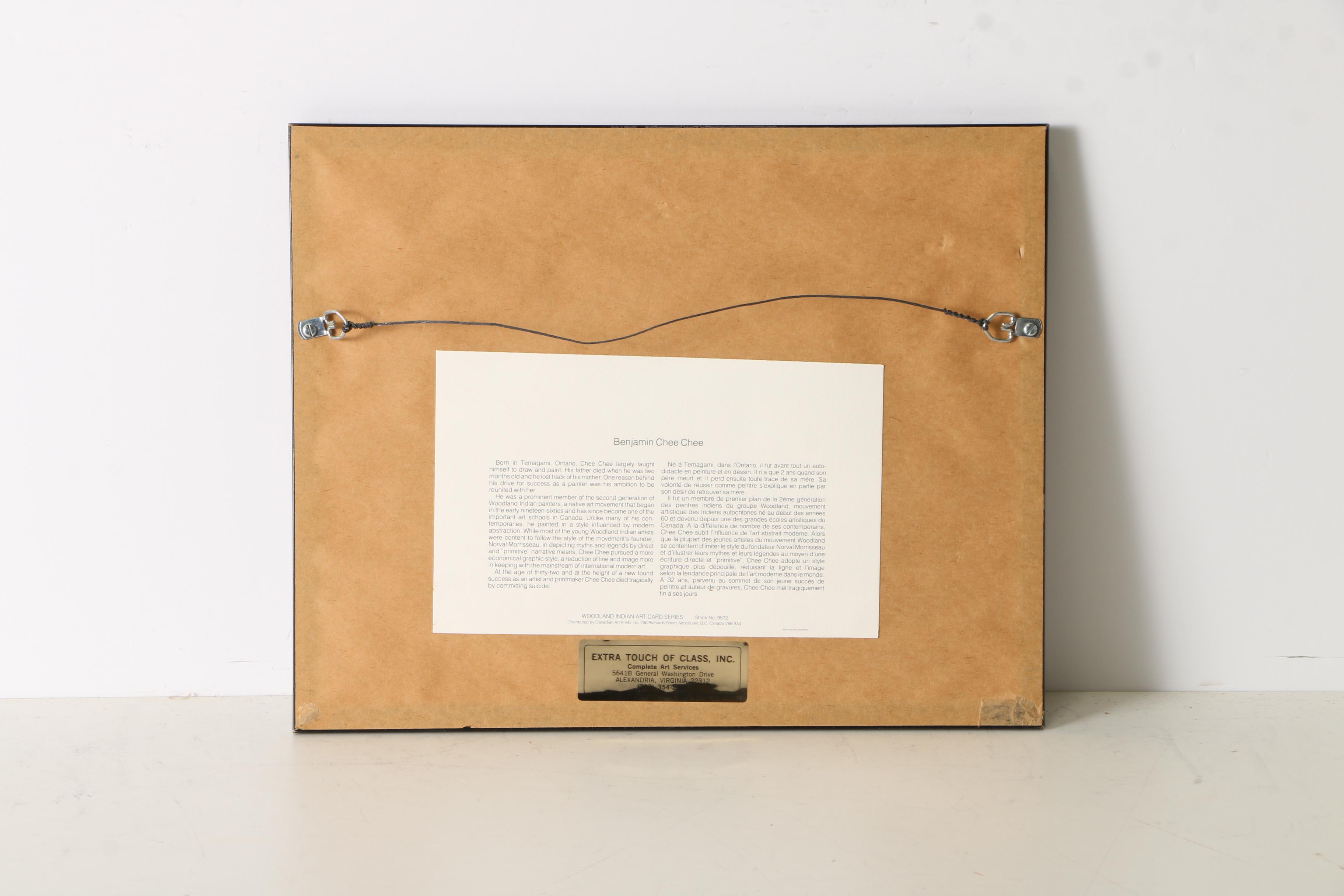 Two Offset Lithographs After Benjamin Chee Chee "Autumn Flight" and "Spring Flight"