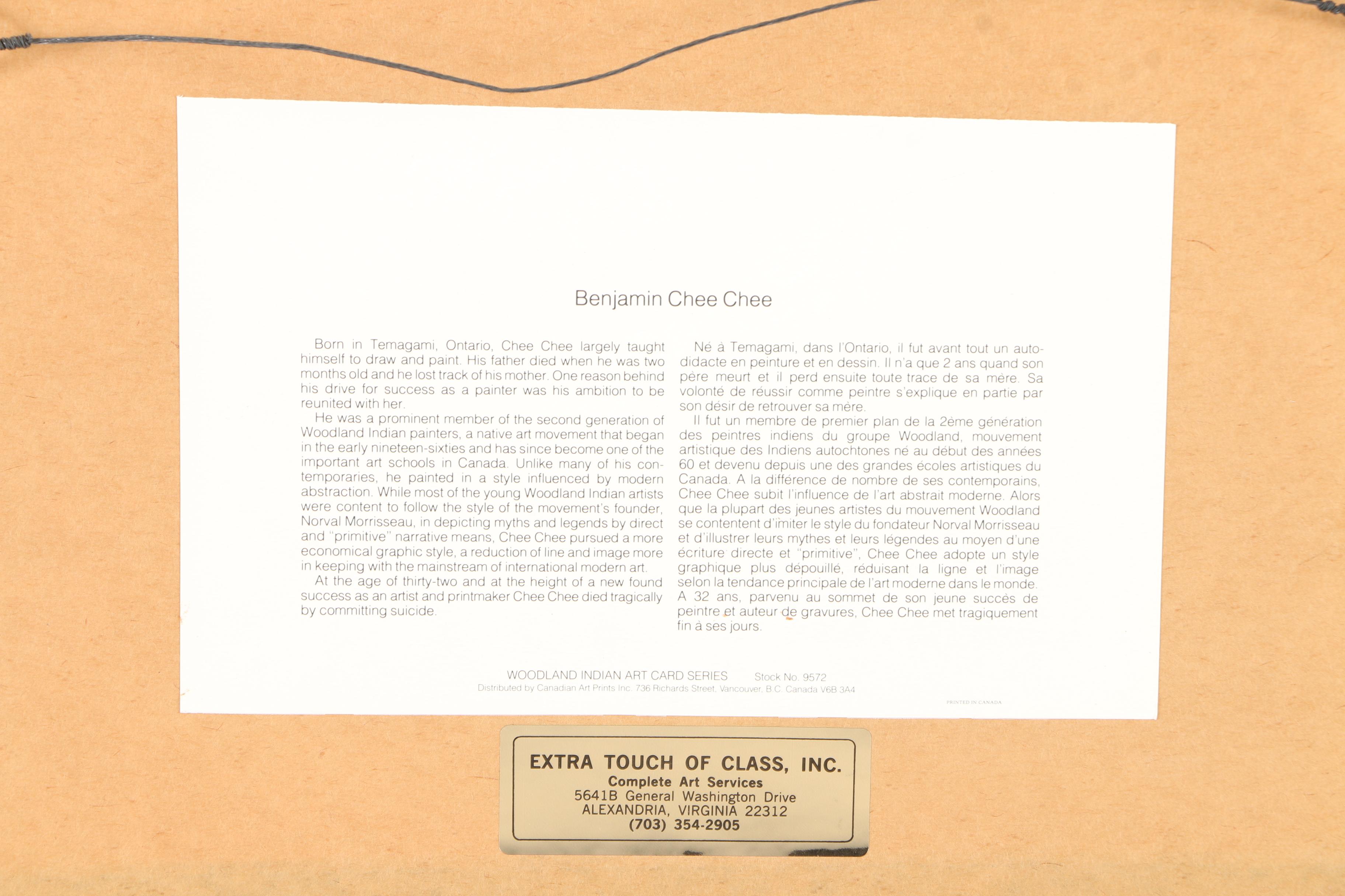 Two Offset Lithographs After Benjamin Chee Chee "Autumn Flight" and "Spring Flight"