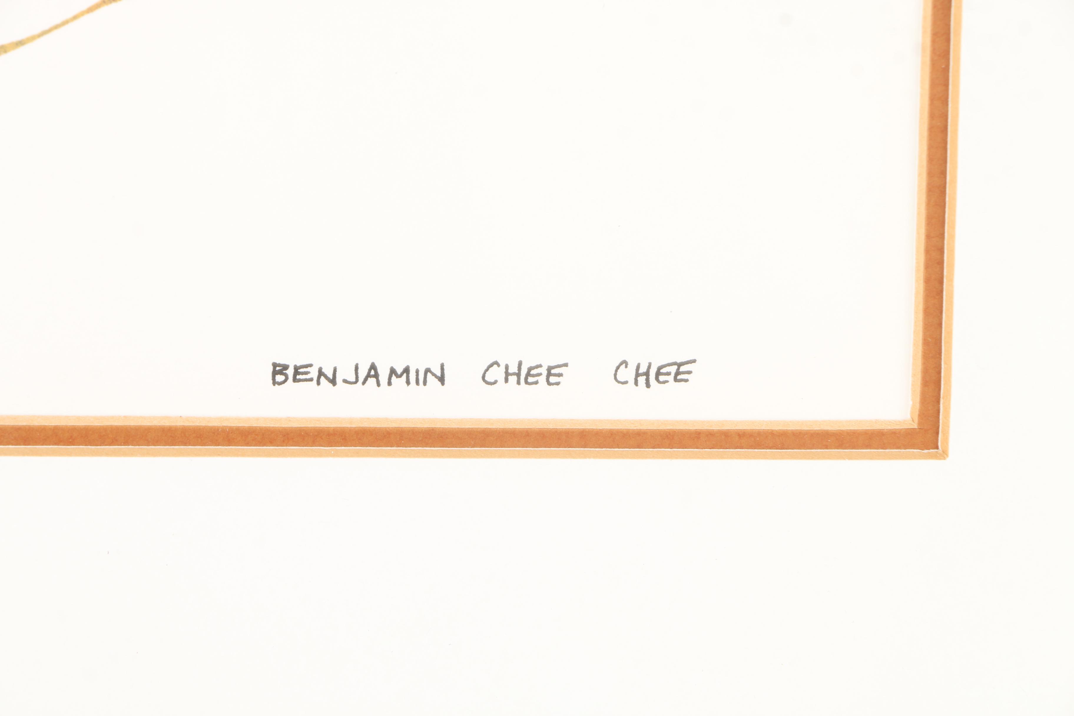 Two Offset Lithographs After Benjamin Chee Chee "Autumn Flight" and "Spring Flight"