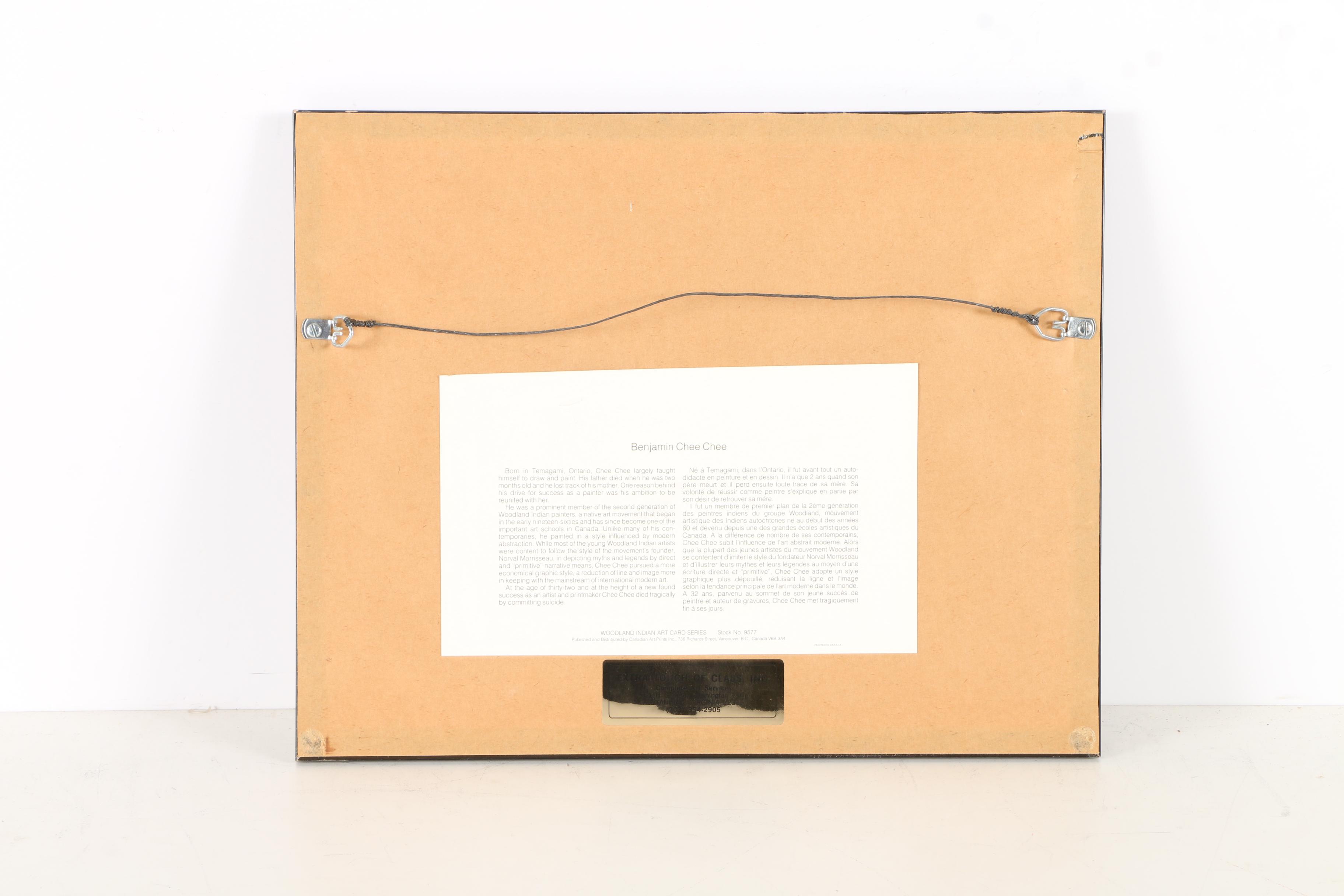 Two Offset Lithographs After Benjamin Chee Chee "Autumn Flight" and "Spring Flight"