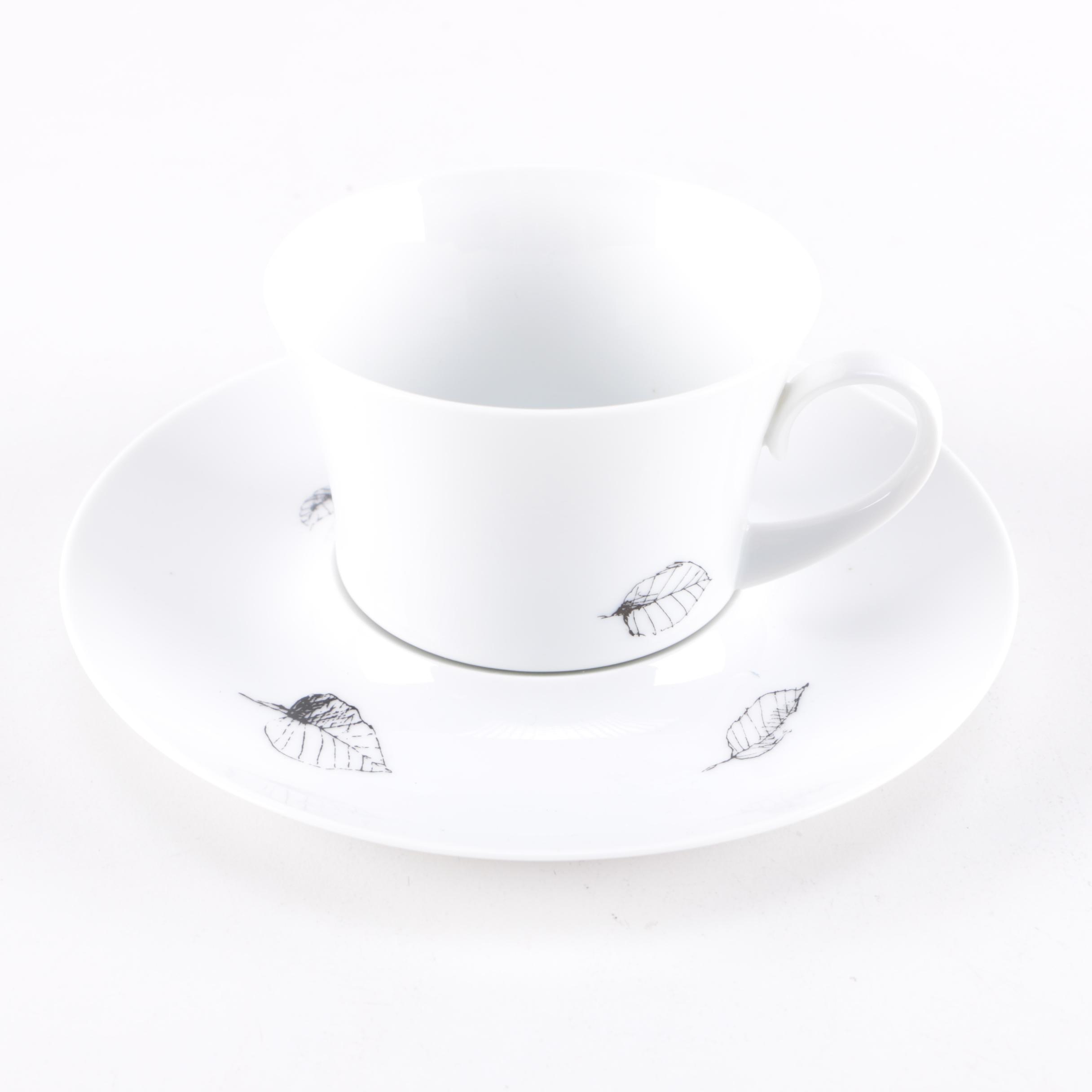 Black and White "Espana Rosa" Ceramics by Block