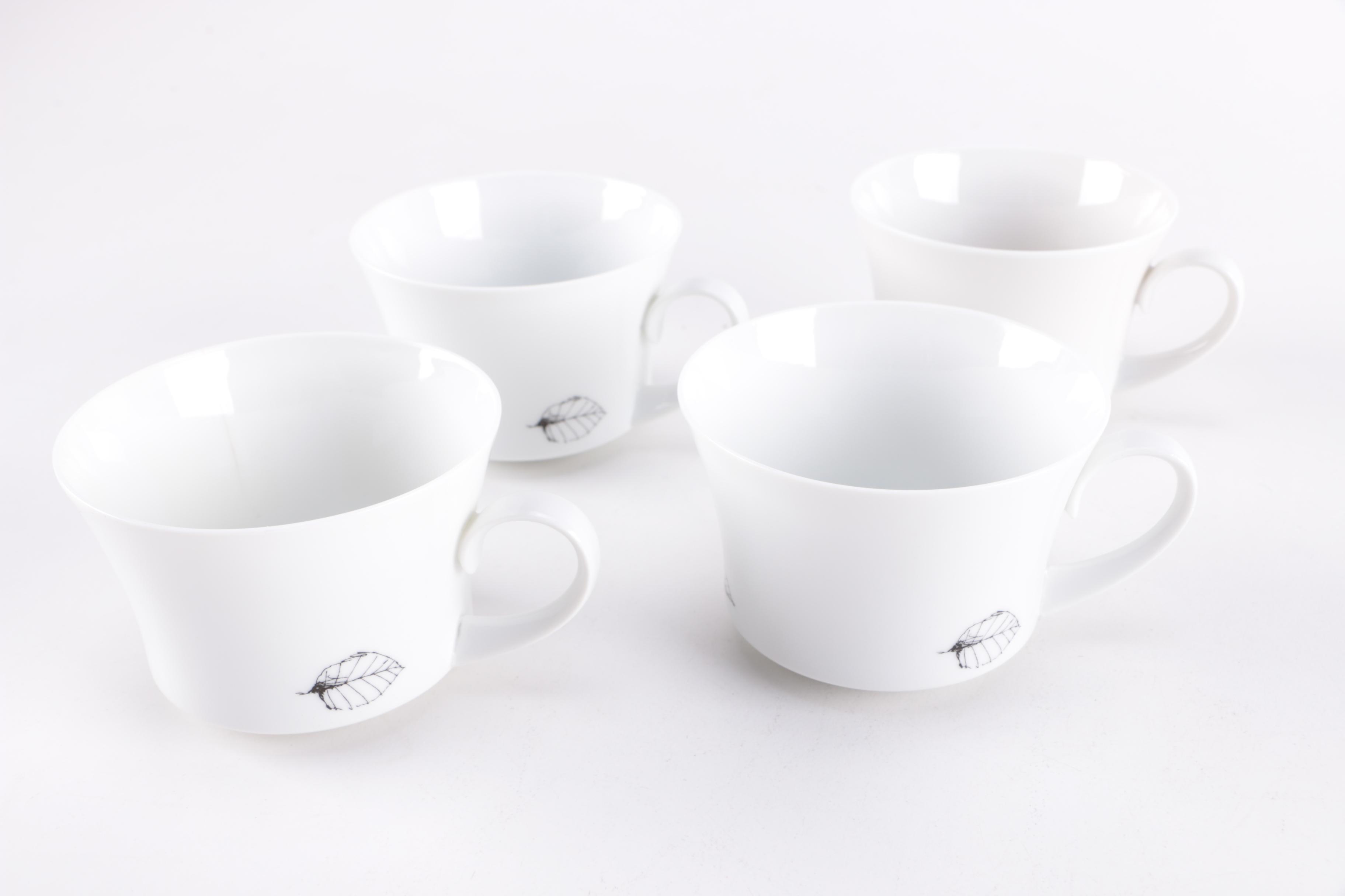 Black and White "Espana Rosa" Ceramics by Block