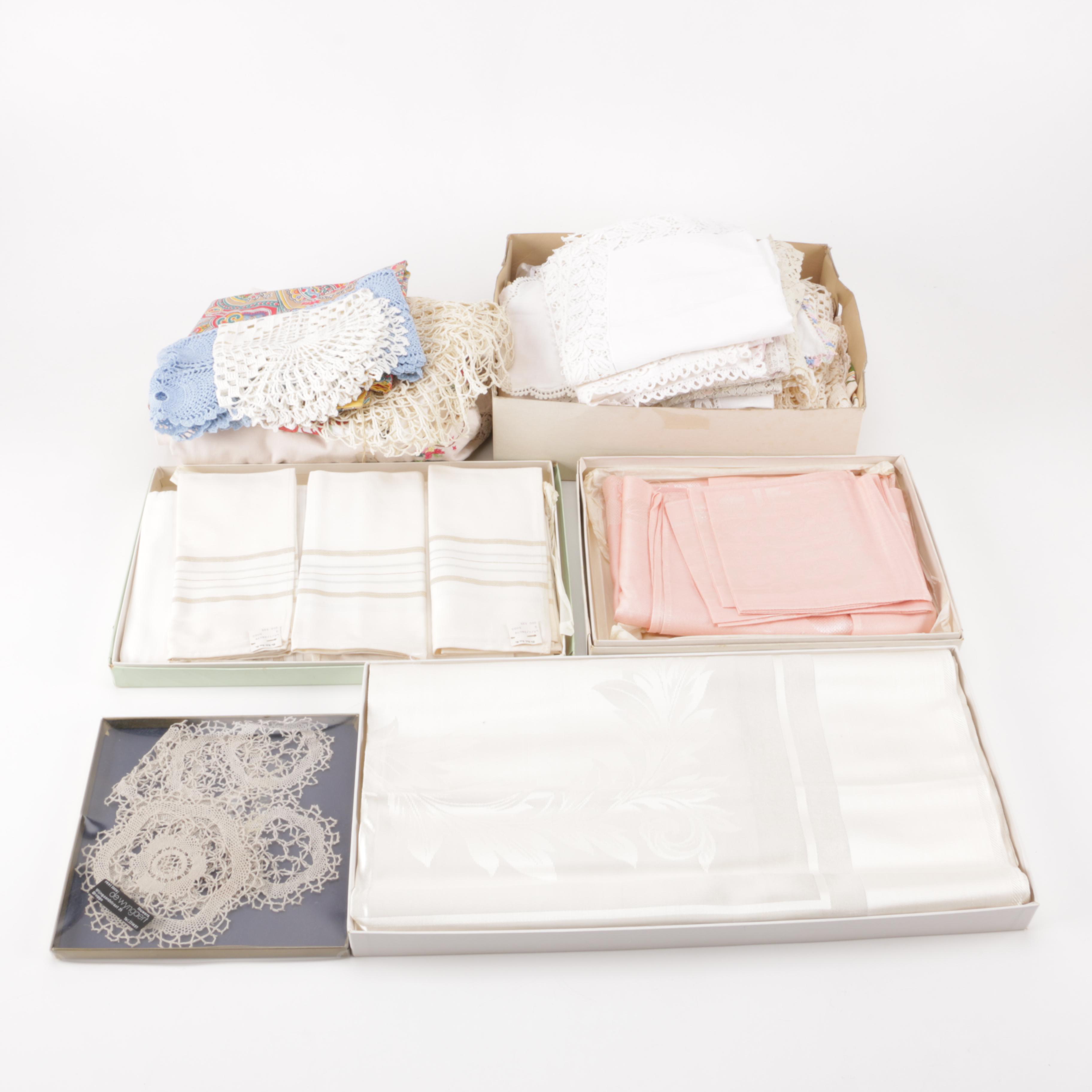 Vintage Kitchen Linens and Doilies