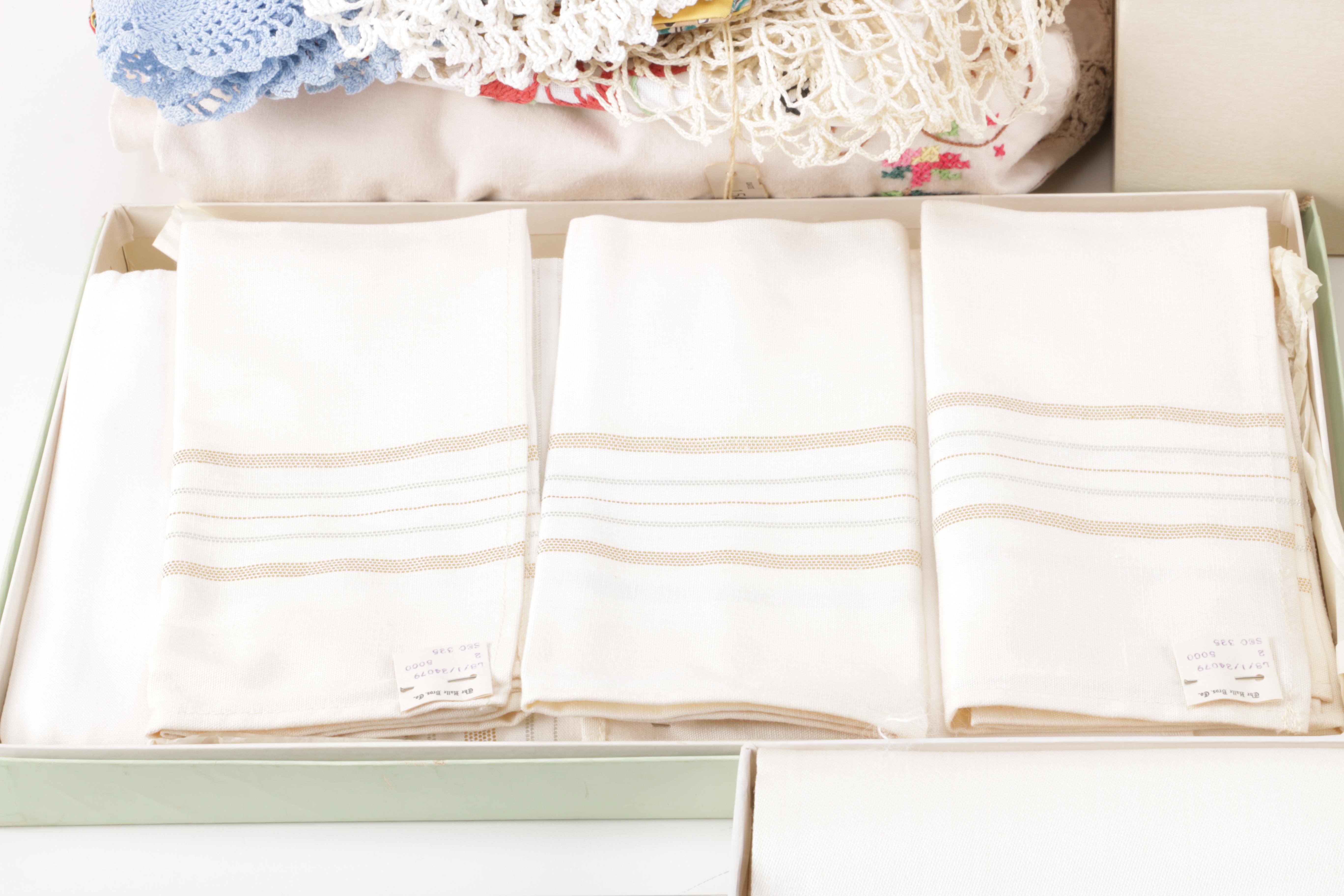 Vintage Kitchen Linens and Doilies