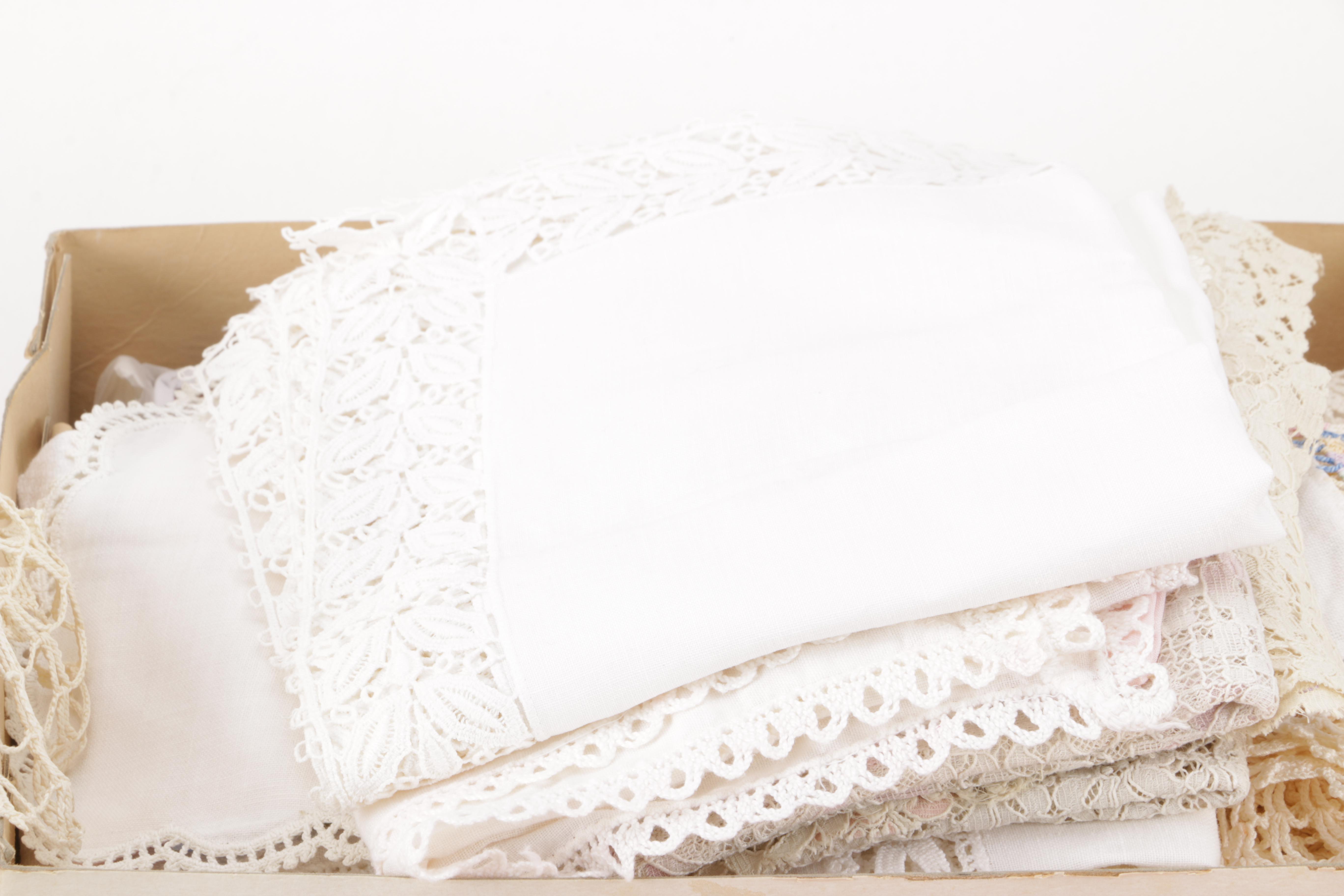 Vintage Kitchen Linens and Doilies