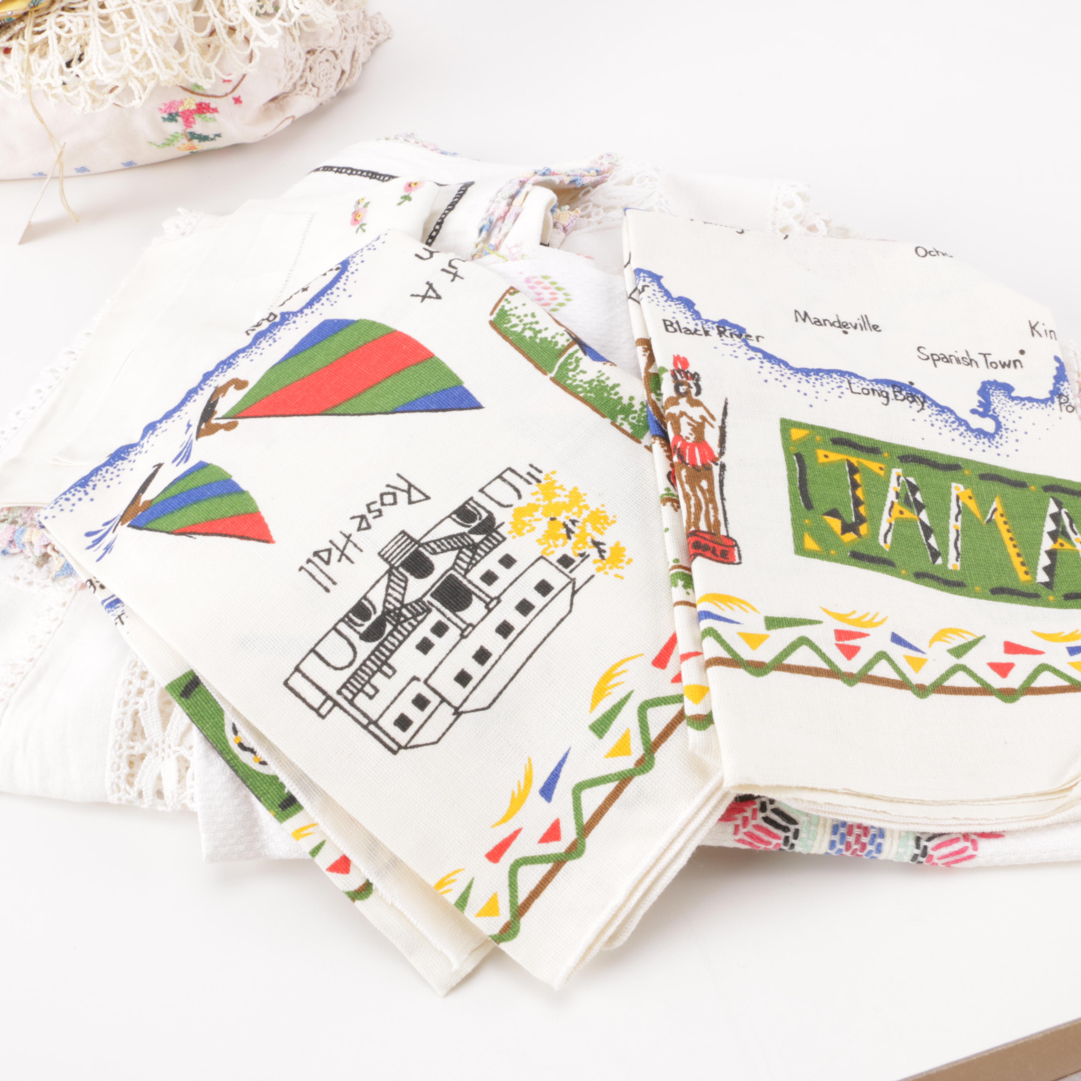 Vintage Kitchen Linens and Doilies