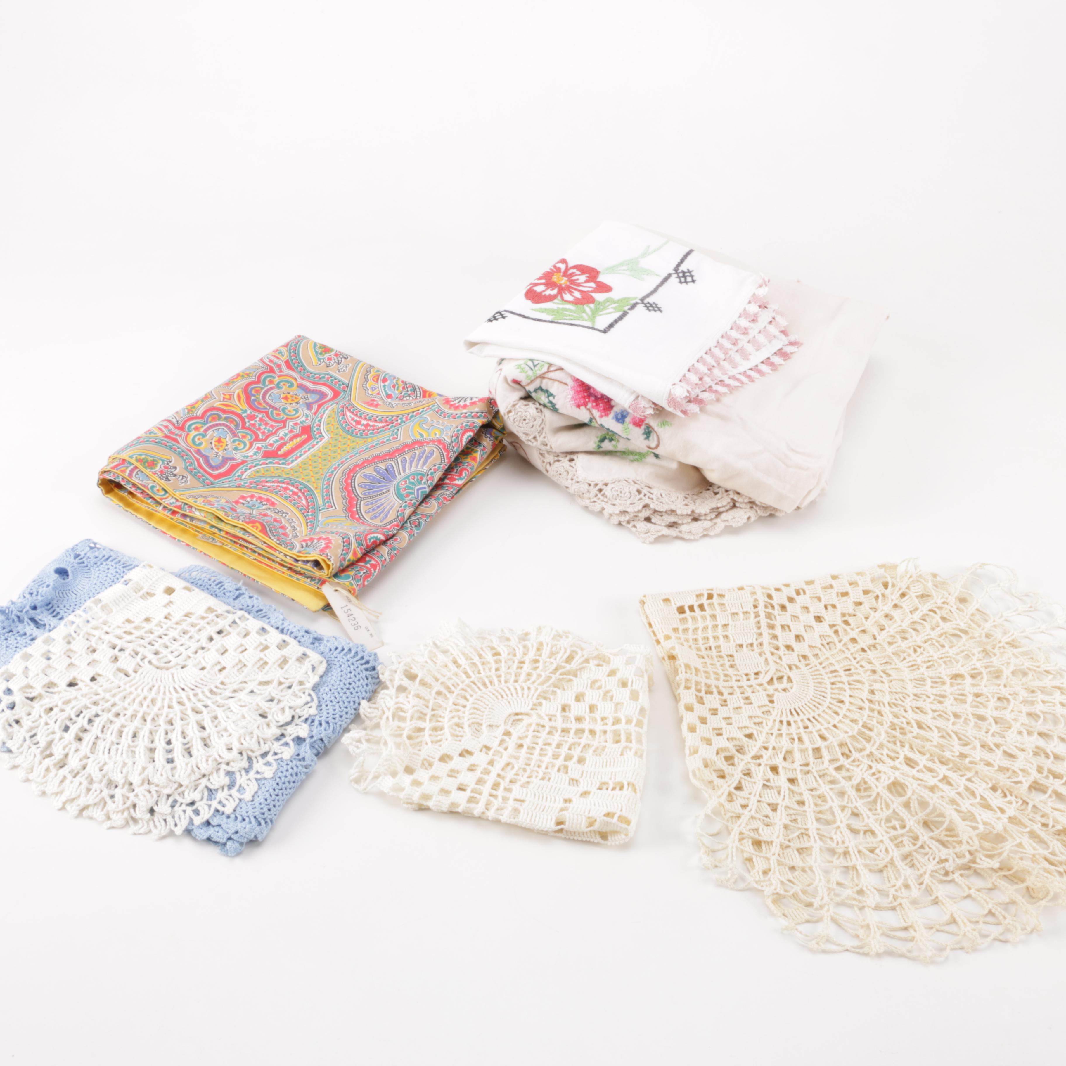 Vintage Kitchen Linens and Doilies