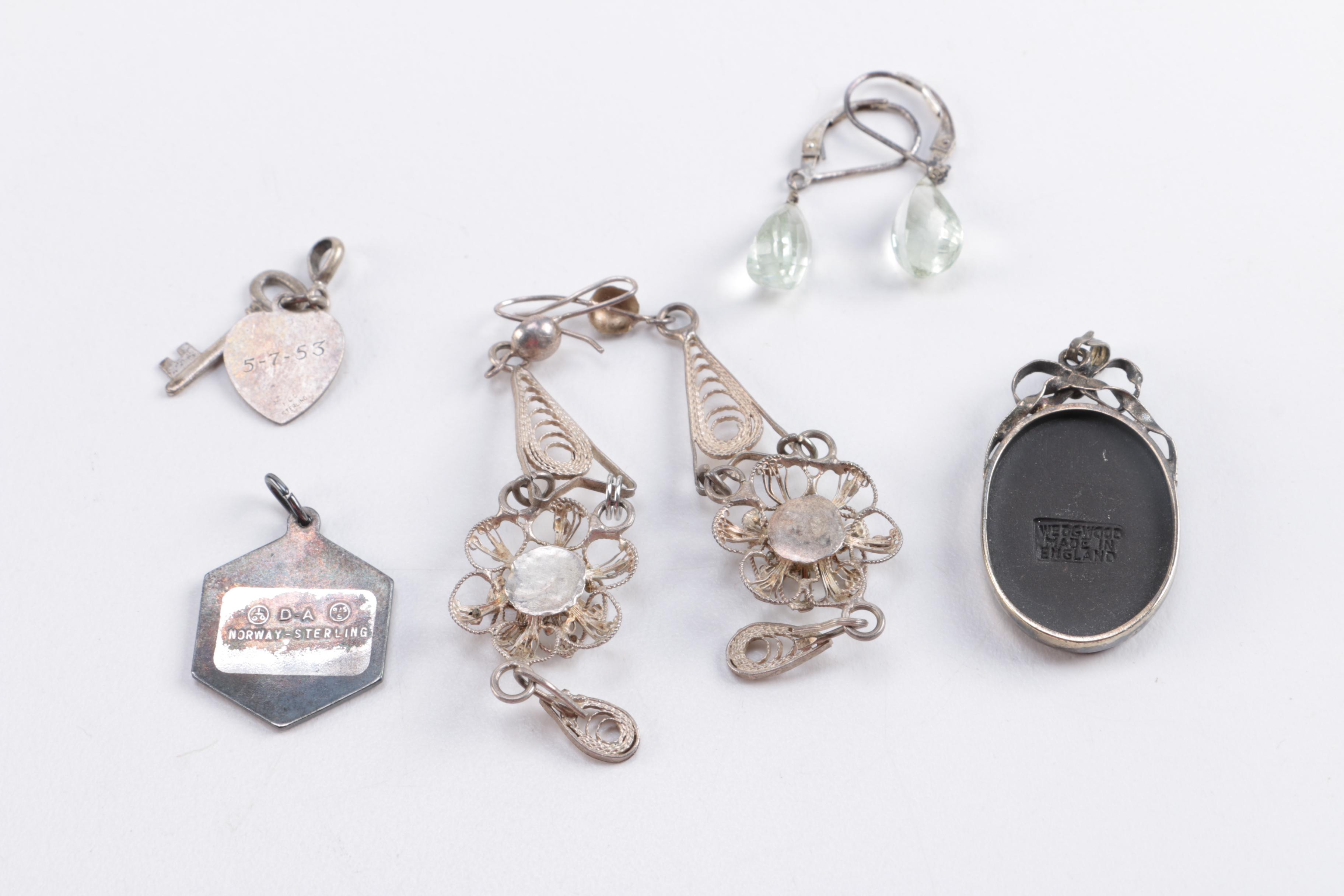 Sterling Silver and 800 Silver Jewelry