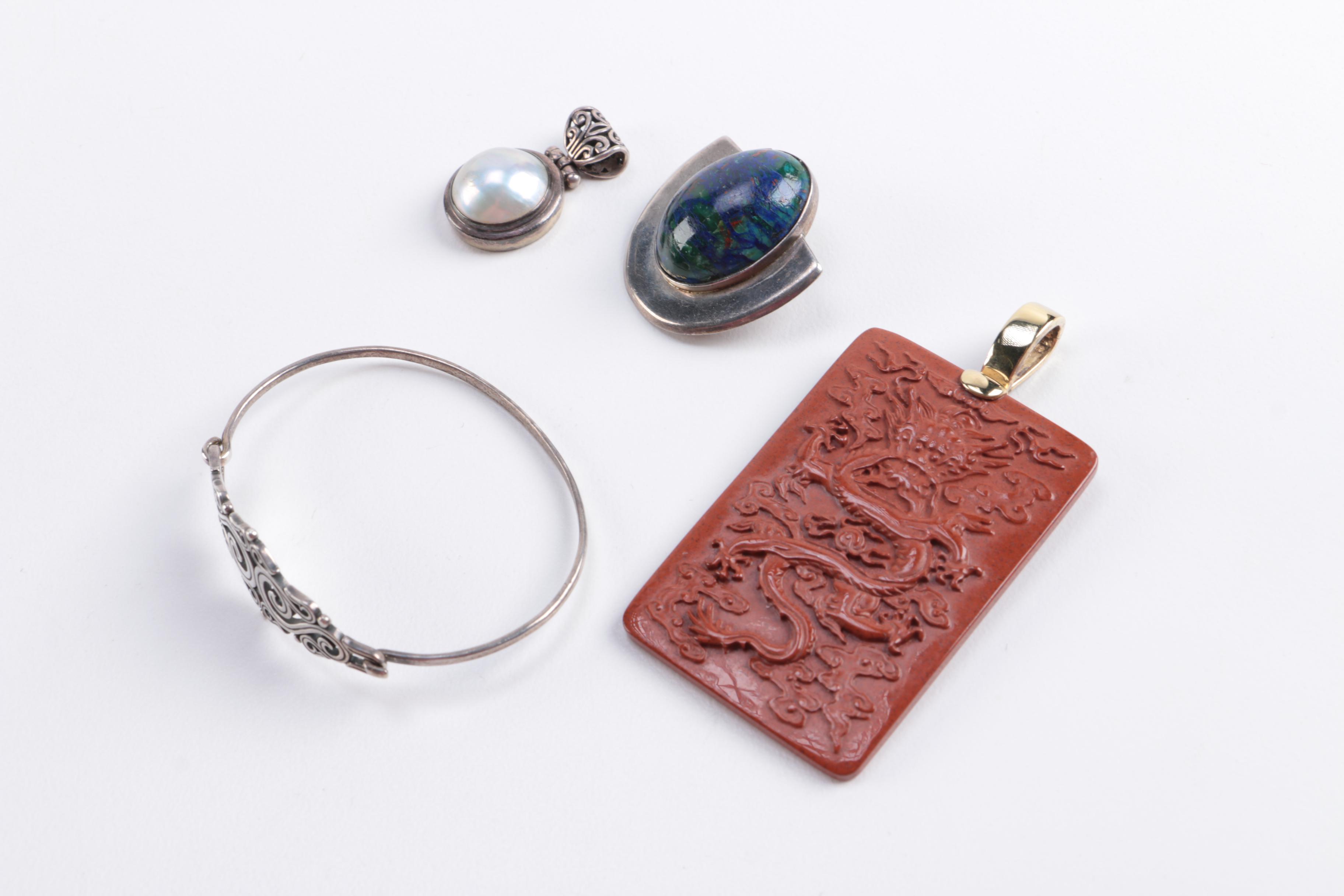 Sterling Silver and 800 Silver Jewelry