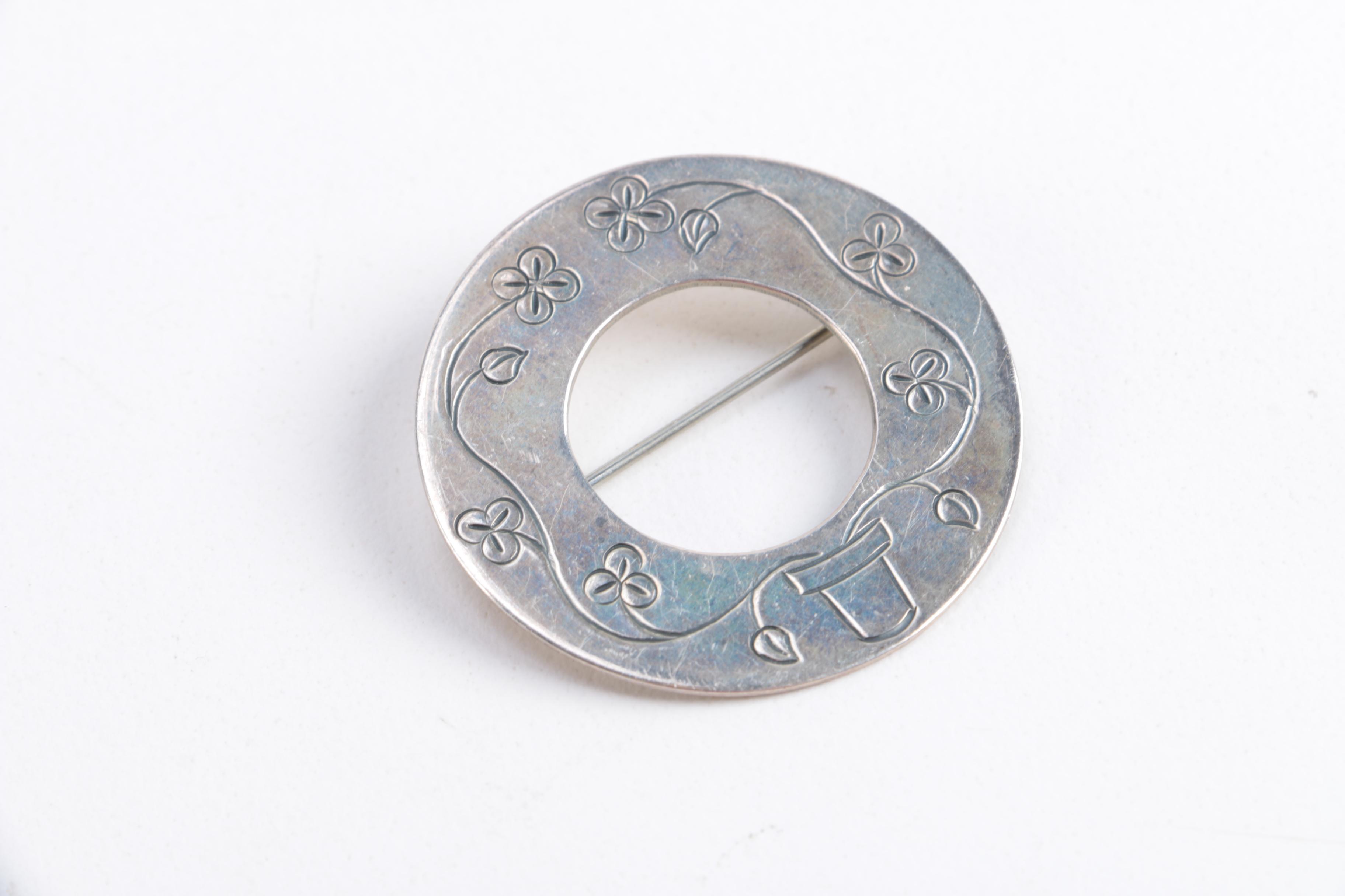 Sterling Silver Brooches Including James Avery and Abbott Gotshall