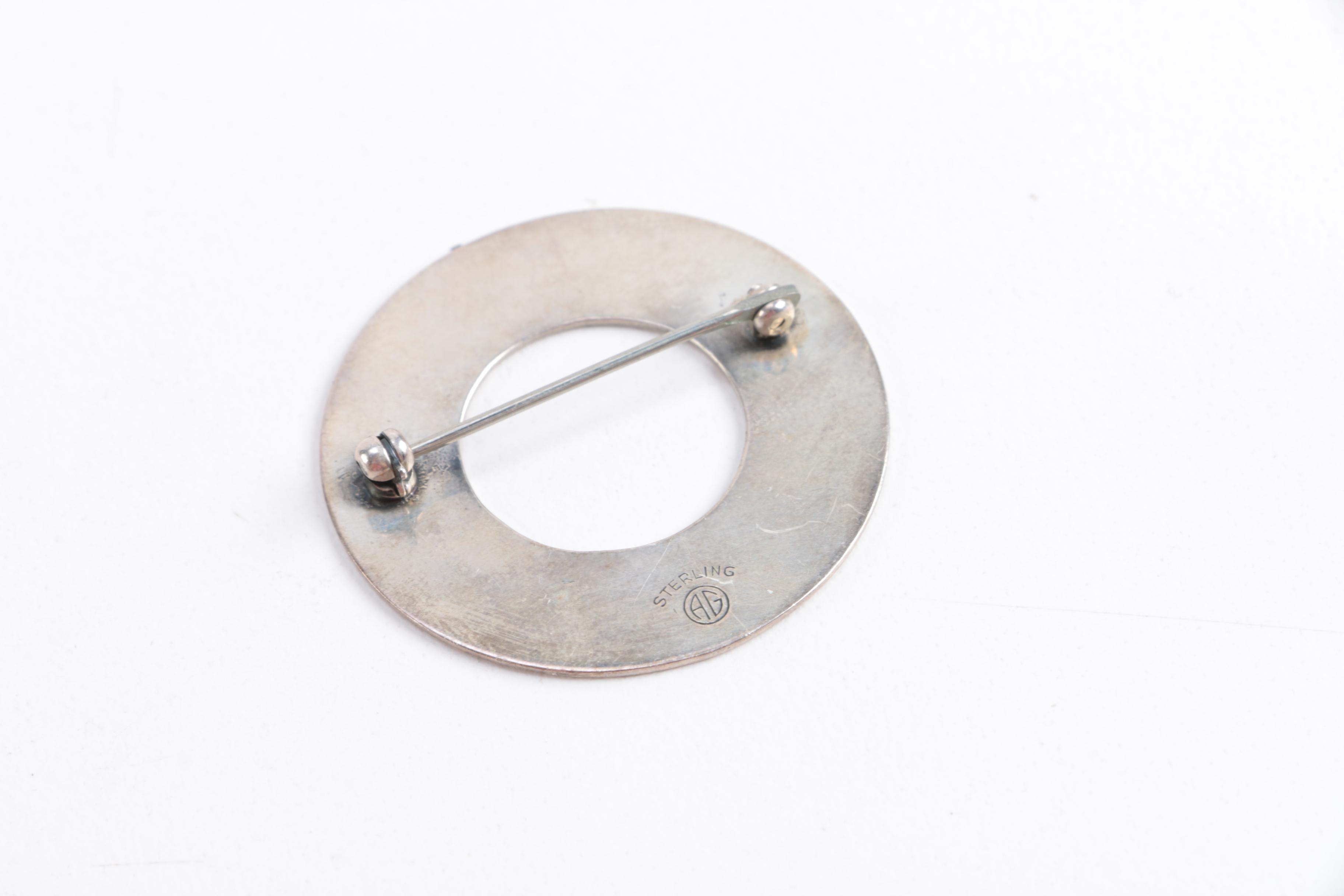 Sterling Silver Brooches Including James Avery and Abbott Gotshall