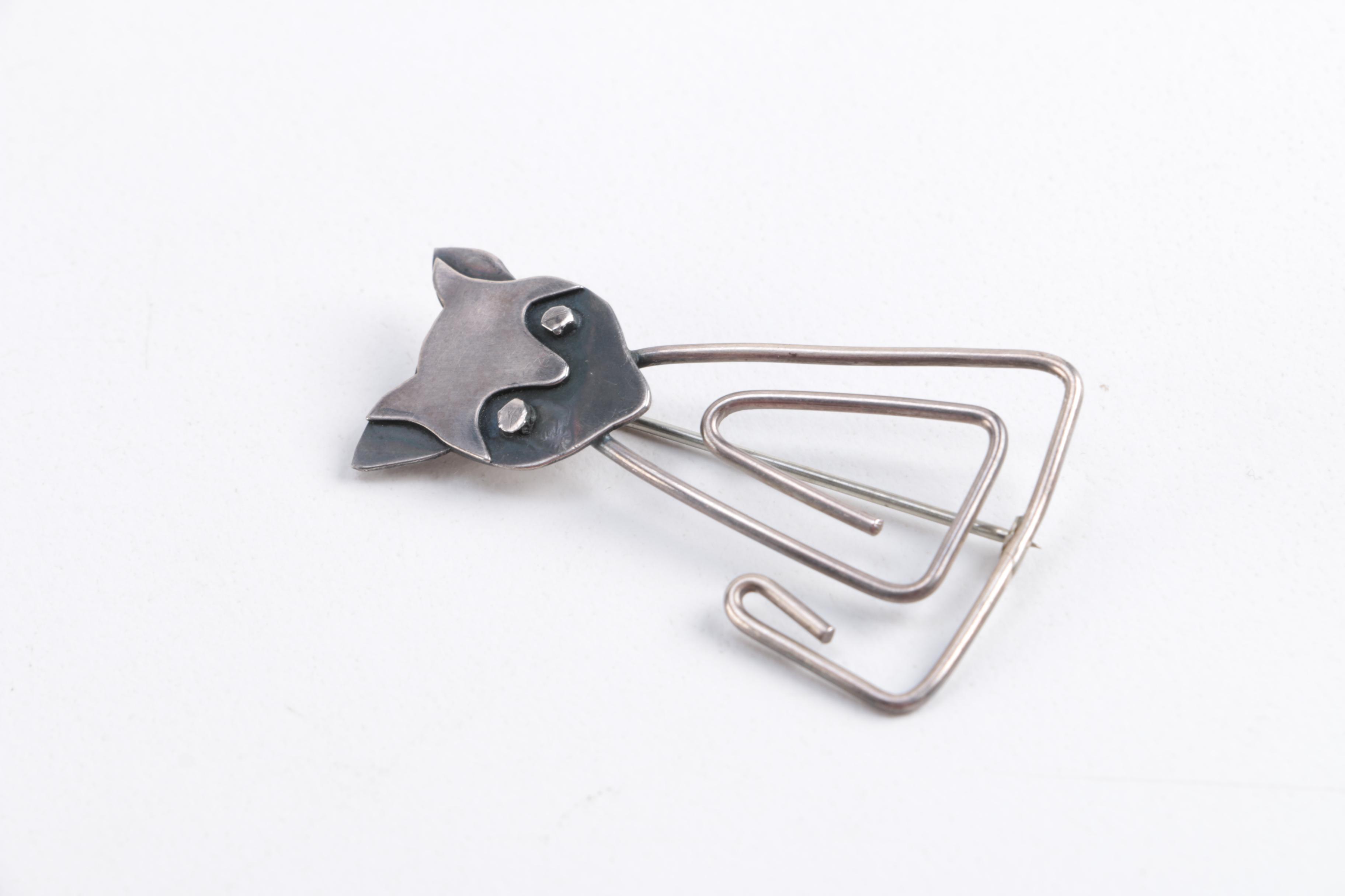 Sterling Silver Brooches Including James Avery and Abbott Gotshall