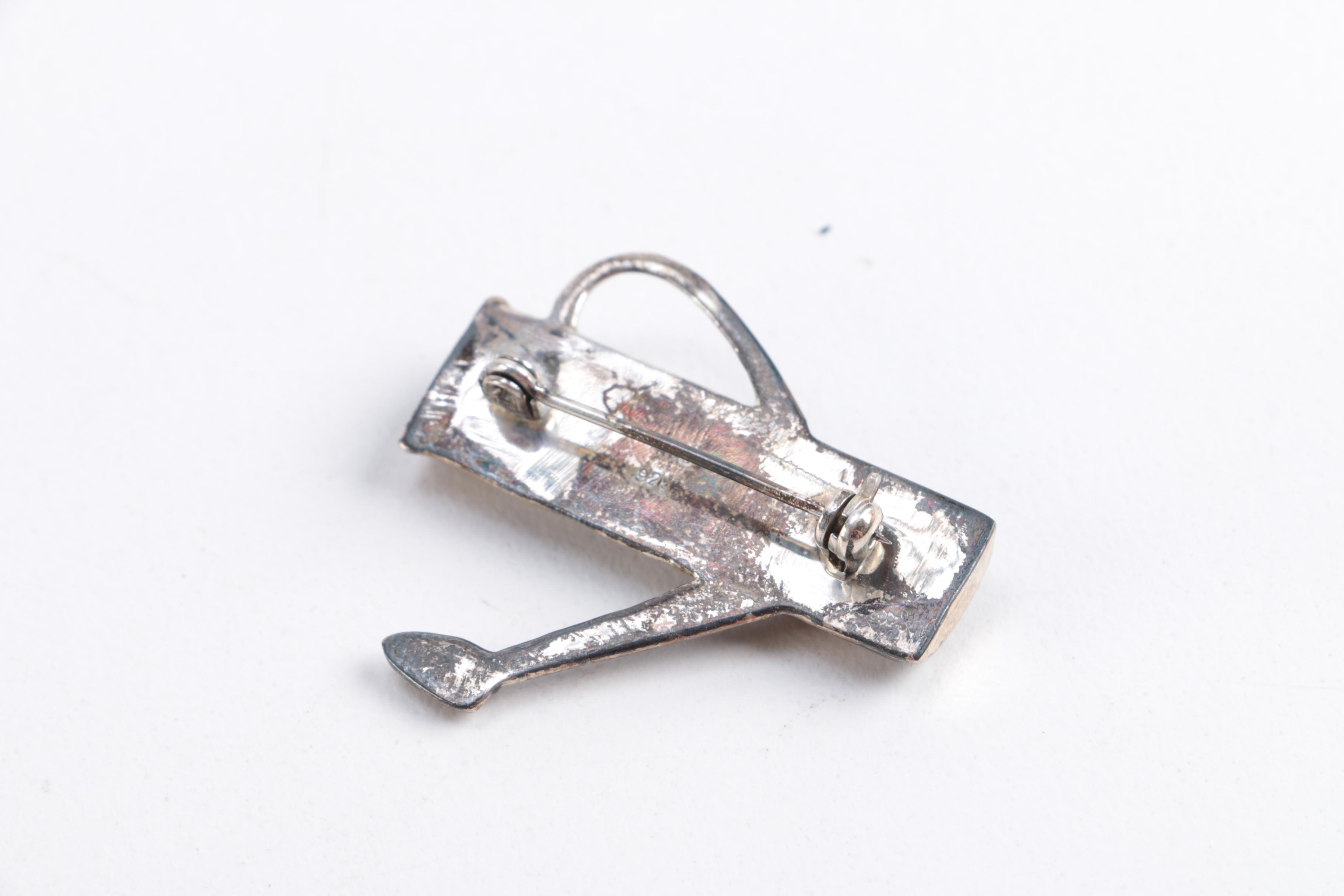 Sterling Silver Brooches Including James Avery and Abbott Gotshall