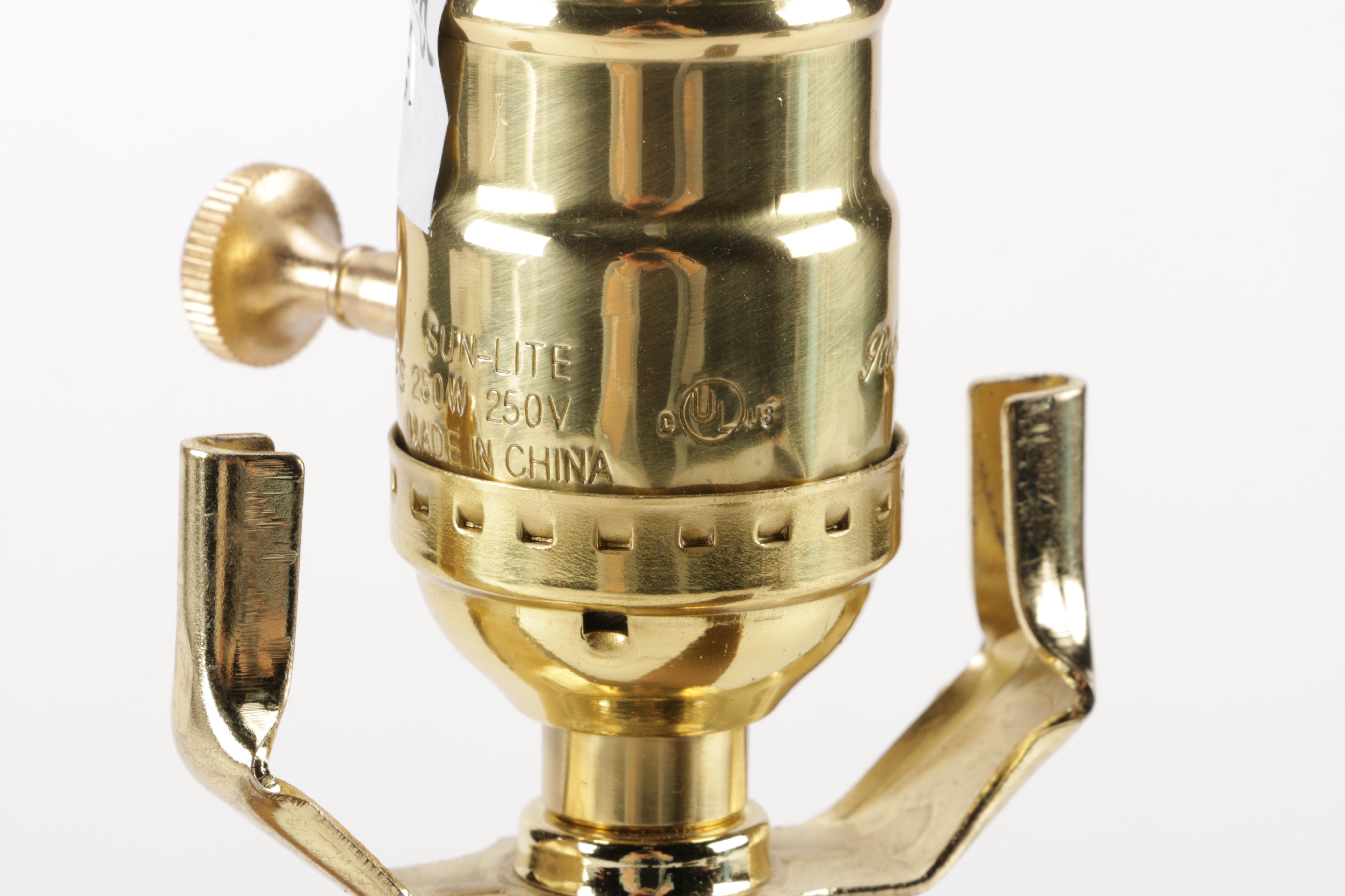 Contemporary Modernist Marble Base Table Lamp