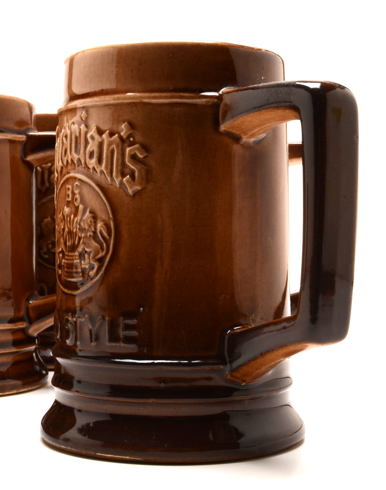 Collection of Vintage Ten Bavarian Old Style Beer Mugs