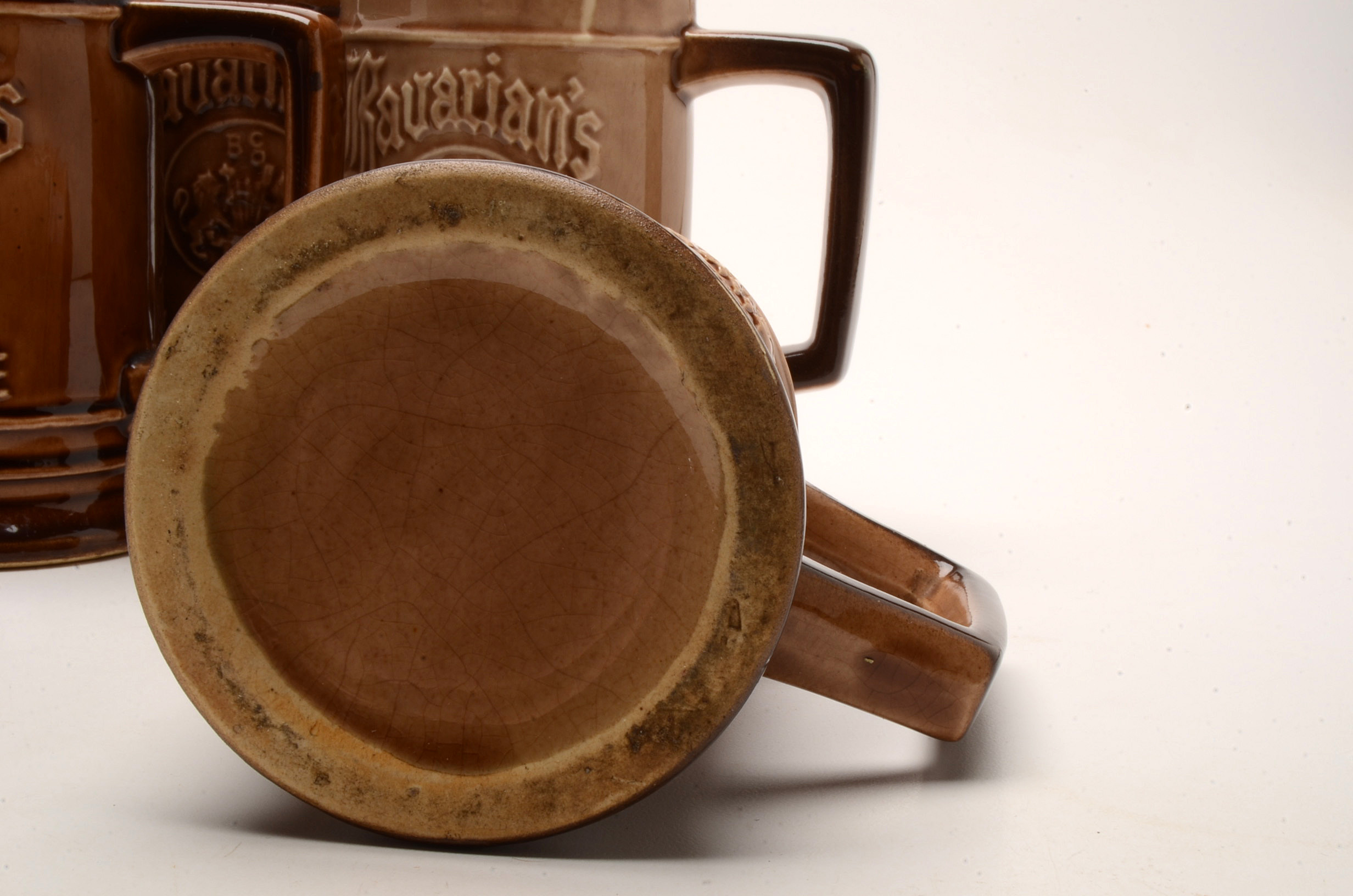 Collection of Vintage Ten Bavarian Old Style Beer Mugs