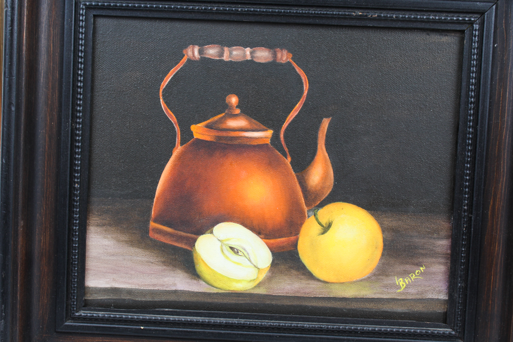 Three Oil Paintings on Canvas