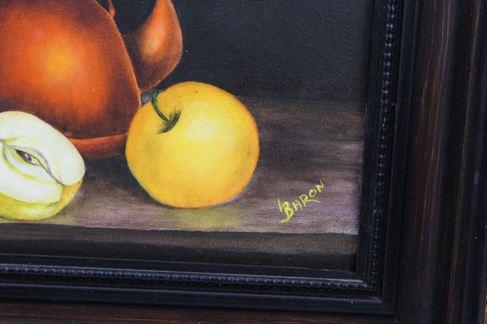 Three Oil Paintings on Canvas