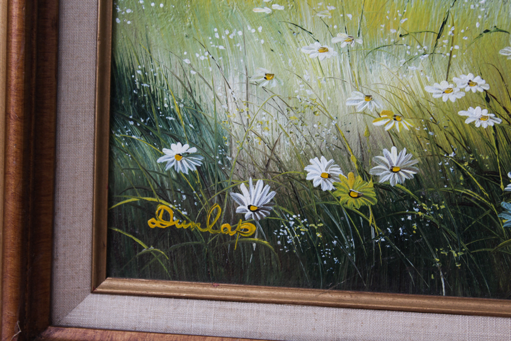 Three Oil Paintings on Canvas