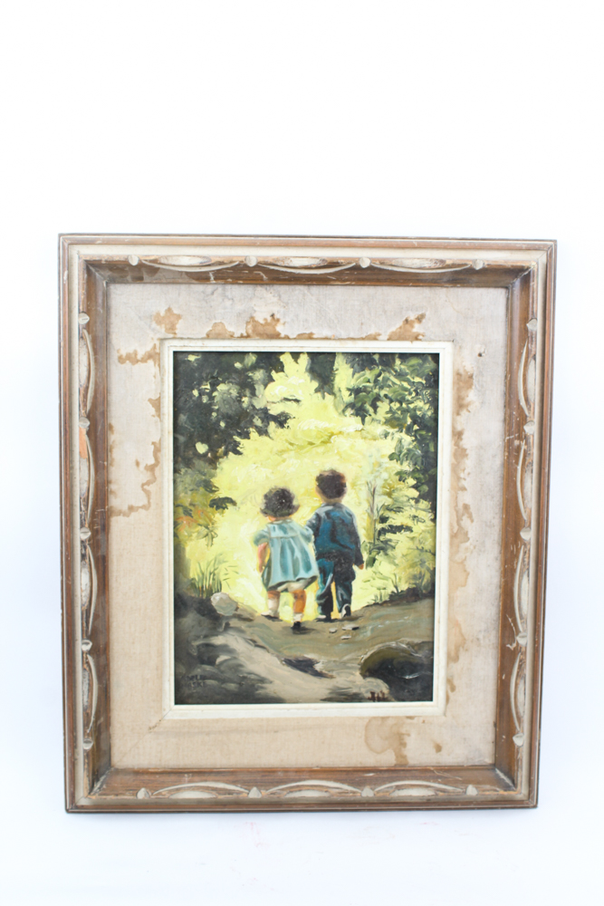 Three Oil Paintings on Canvas