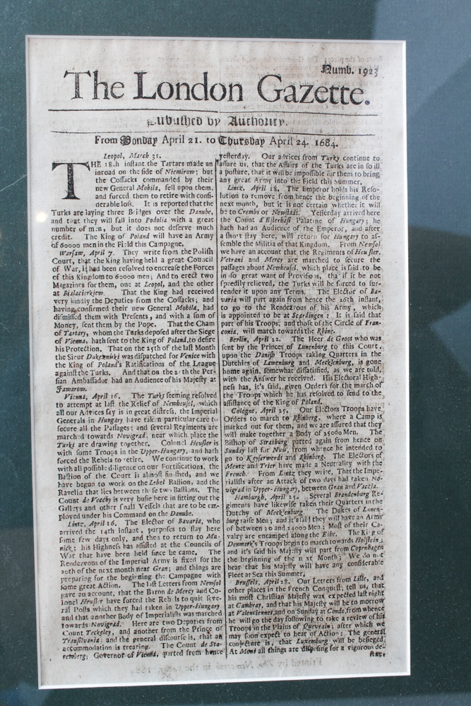 Three Antique Newspapers