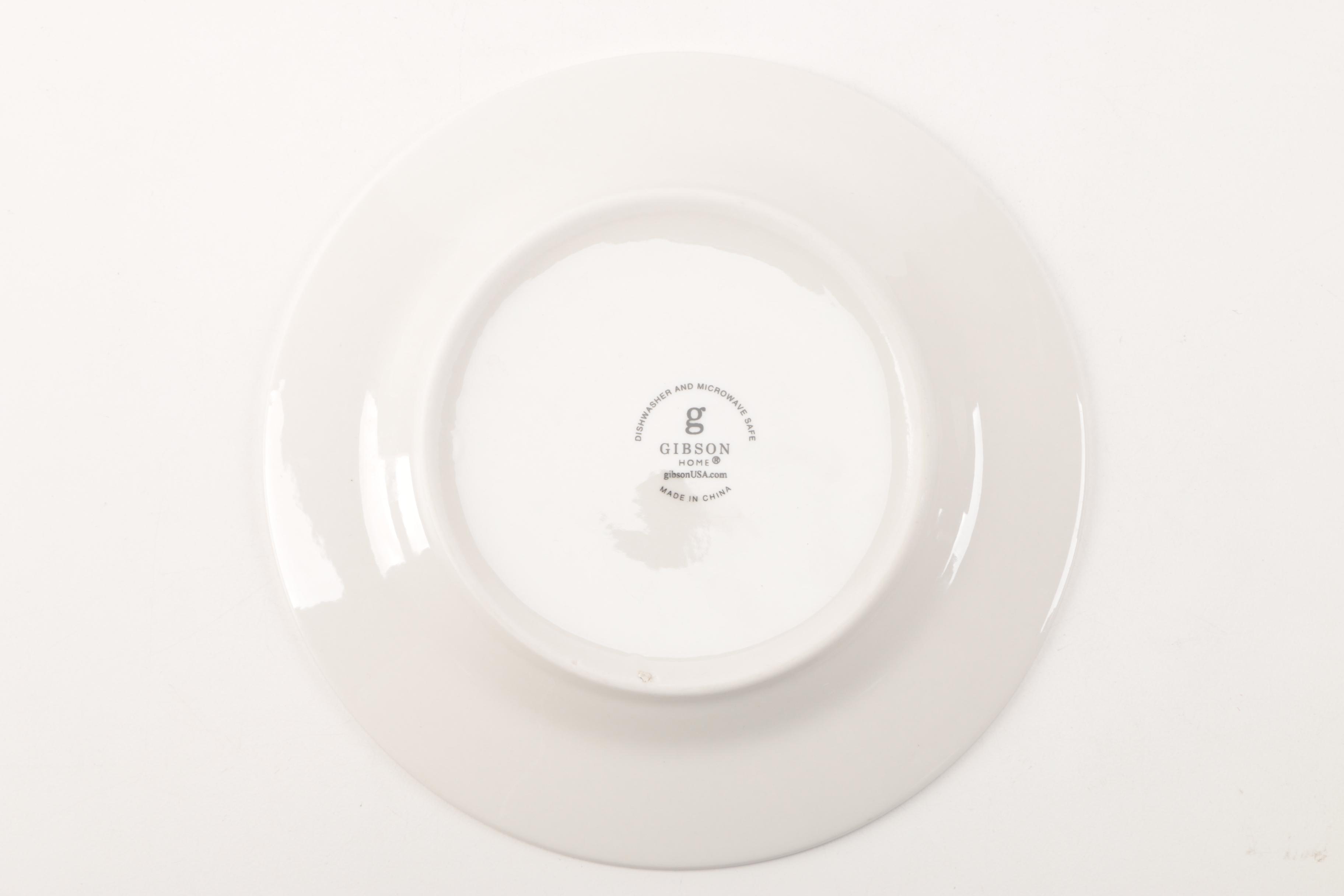 Modern White Tableware Set by Gibson Home