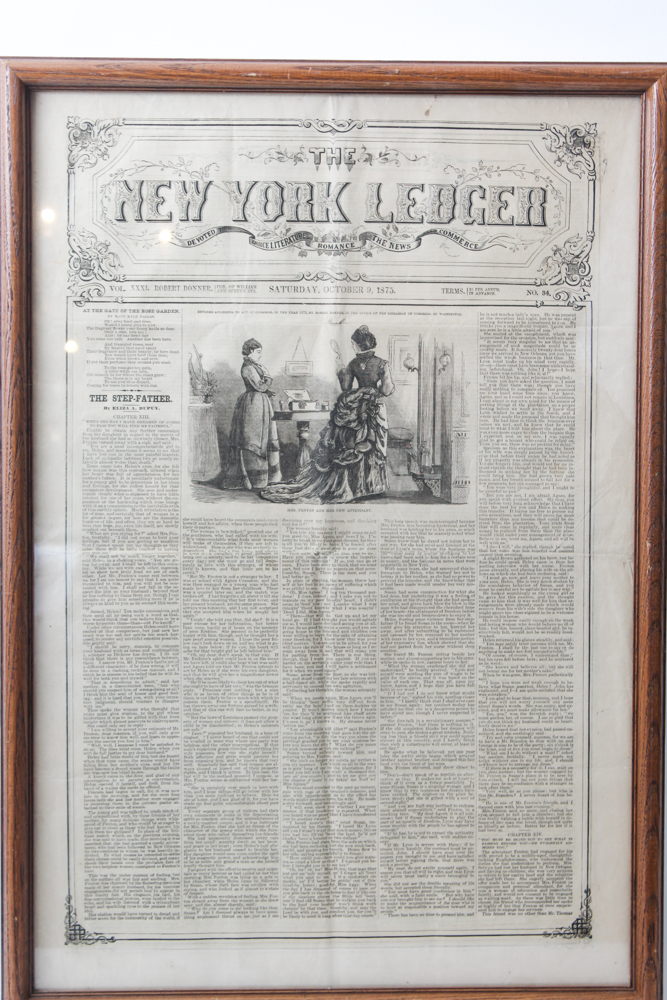 Three Antique Newspapers