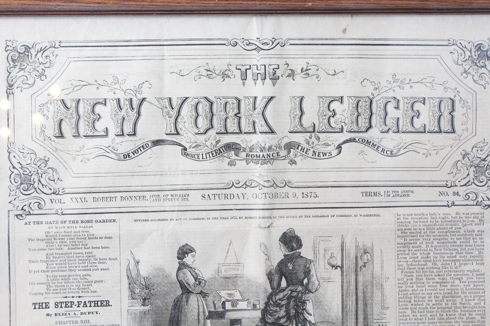 Three Antique Newspapers