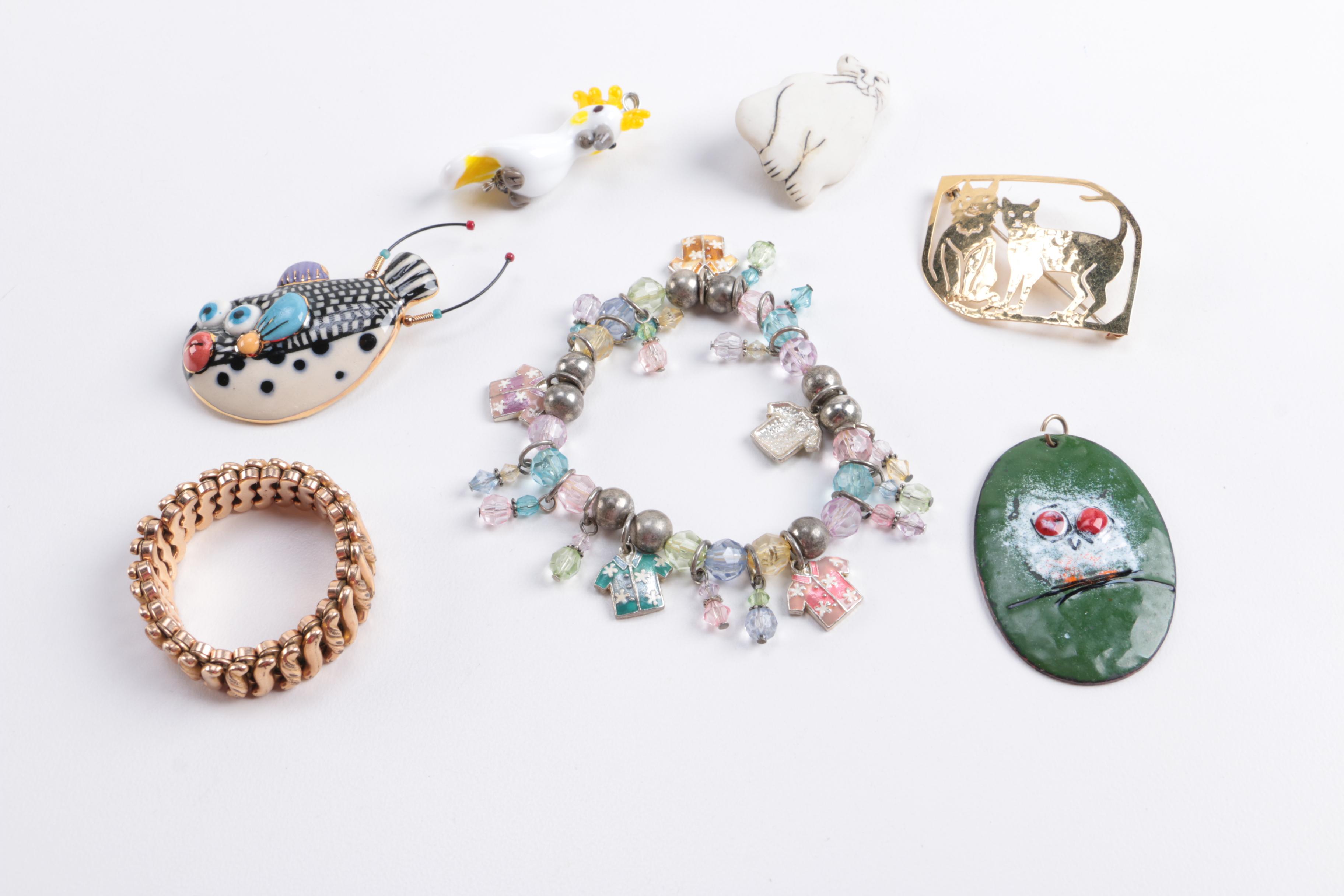 Assorted Costume Jewelry Including Beaded Necklaces