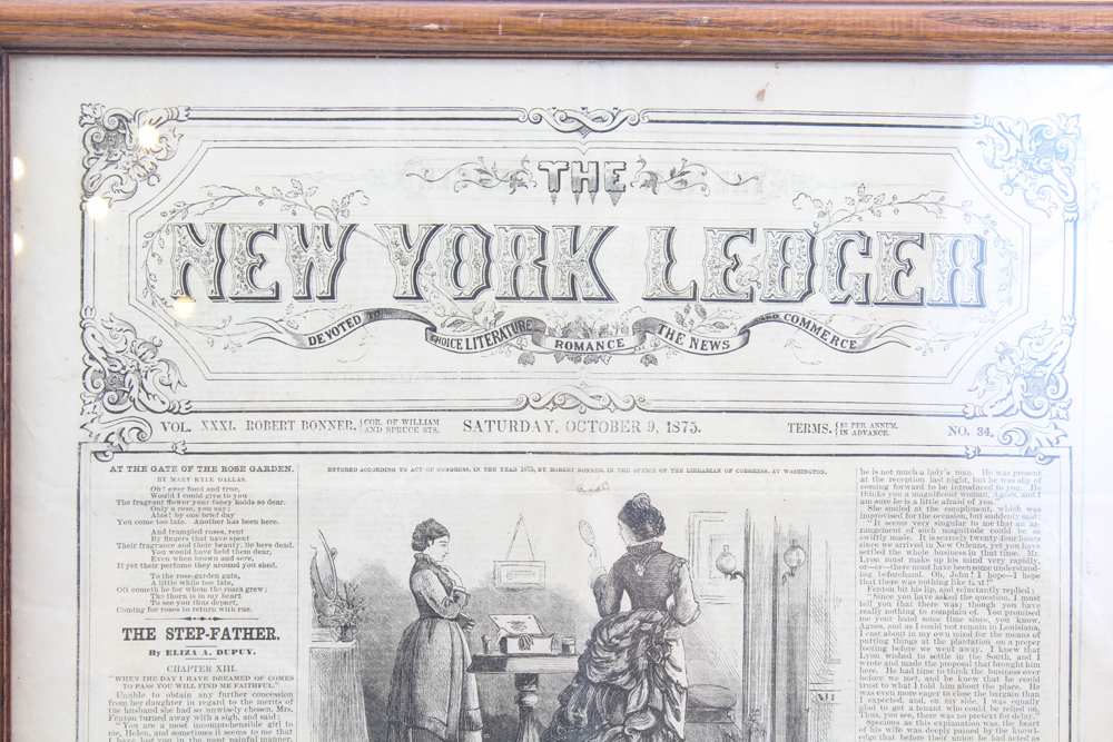 Three Antique Newspapers