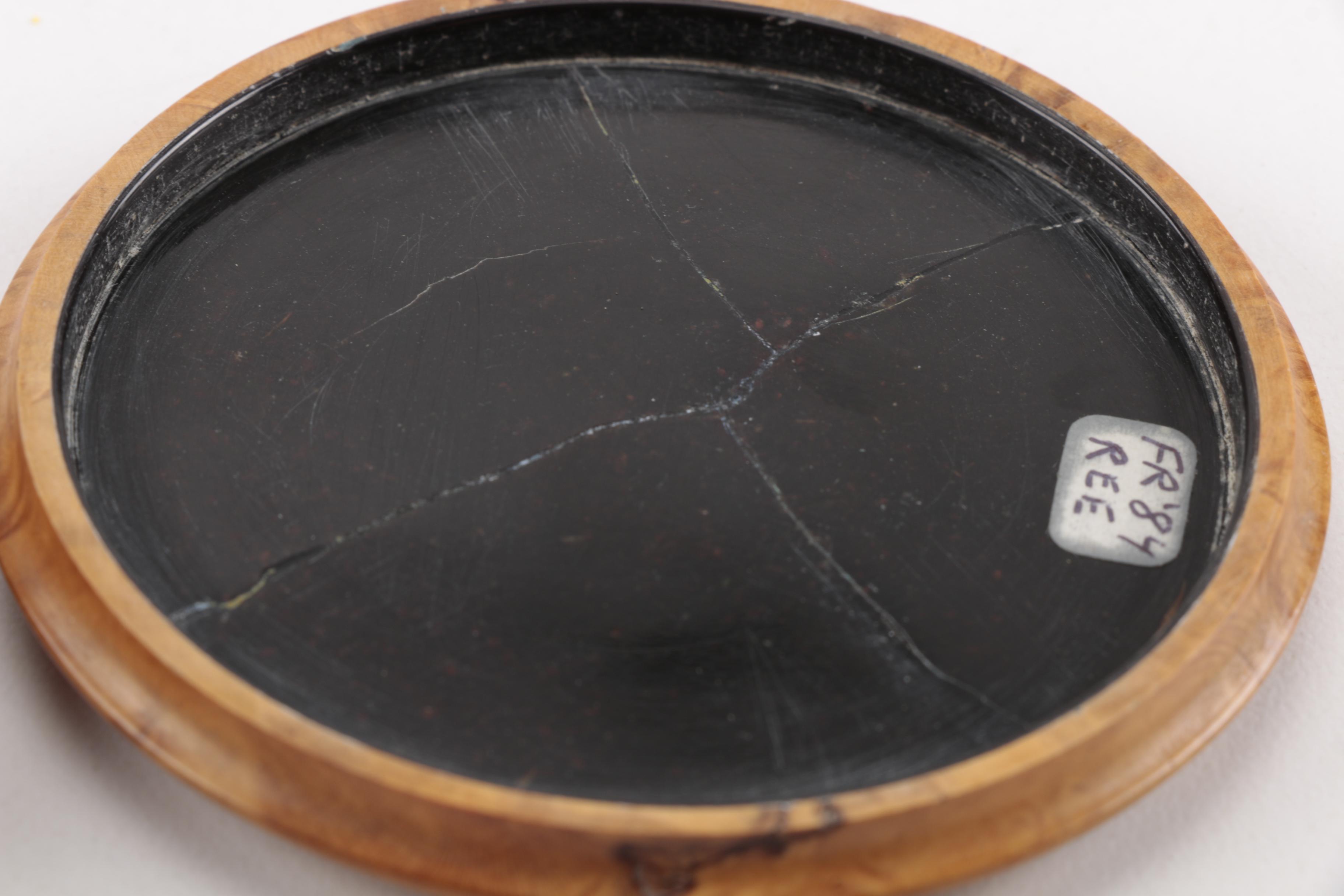 19th-Century Birdseye Maple Snuff Box With Tortoise Shell Insert