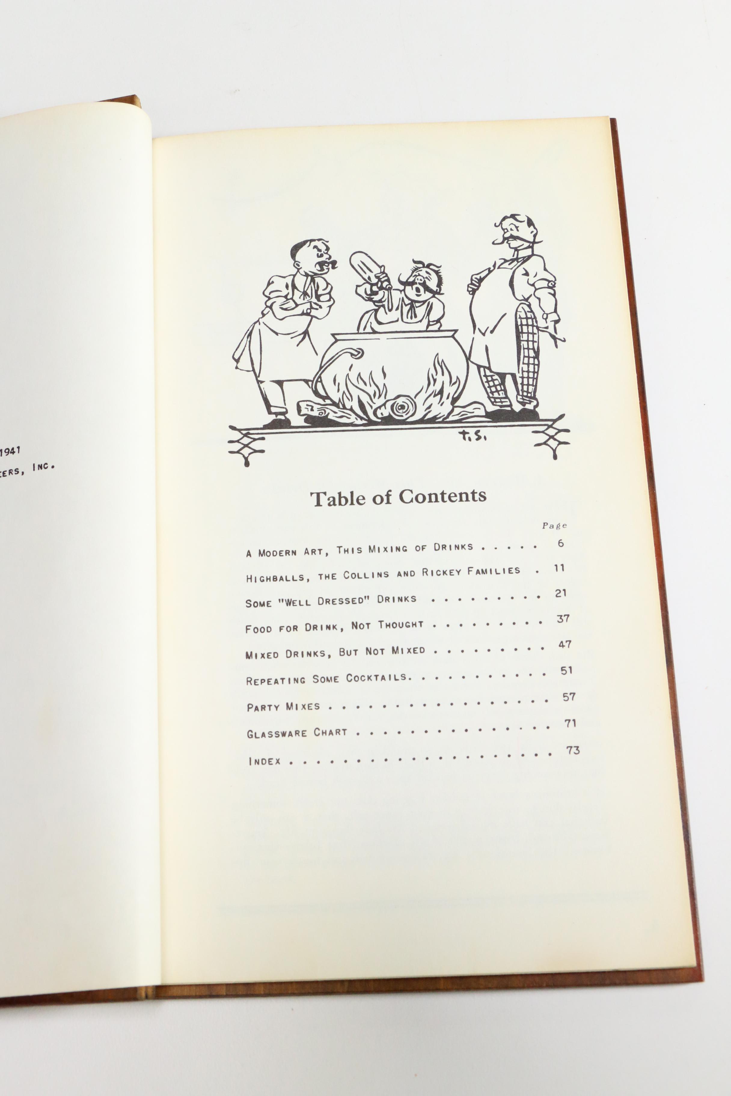 1941 "Here's How: Mixed Drinks" by W.C. Whitfield