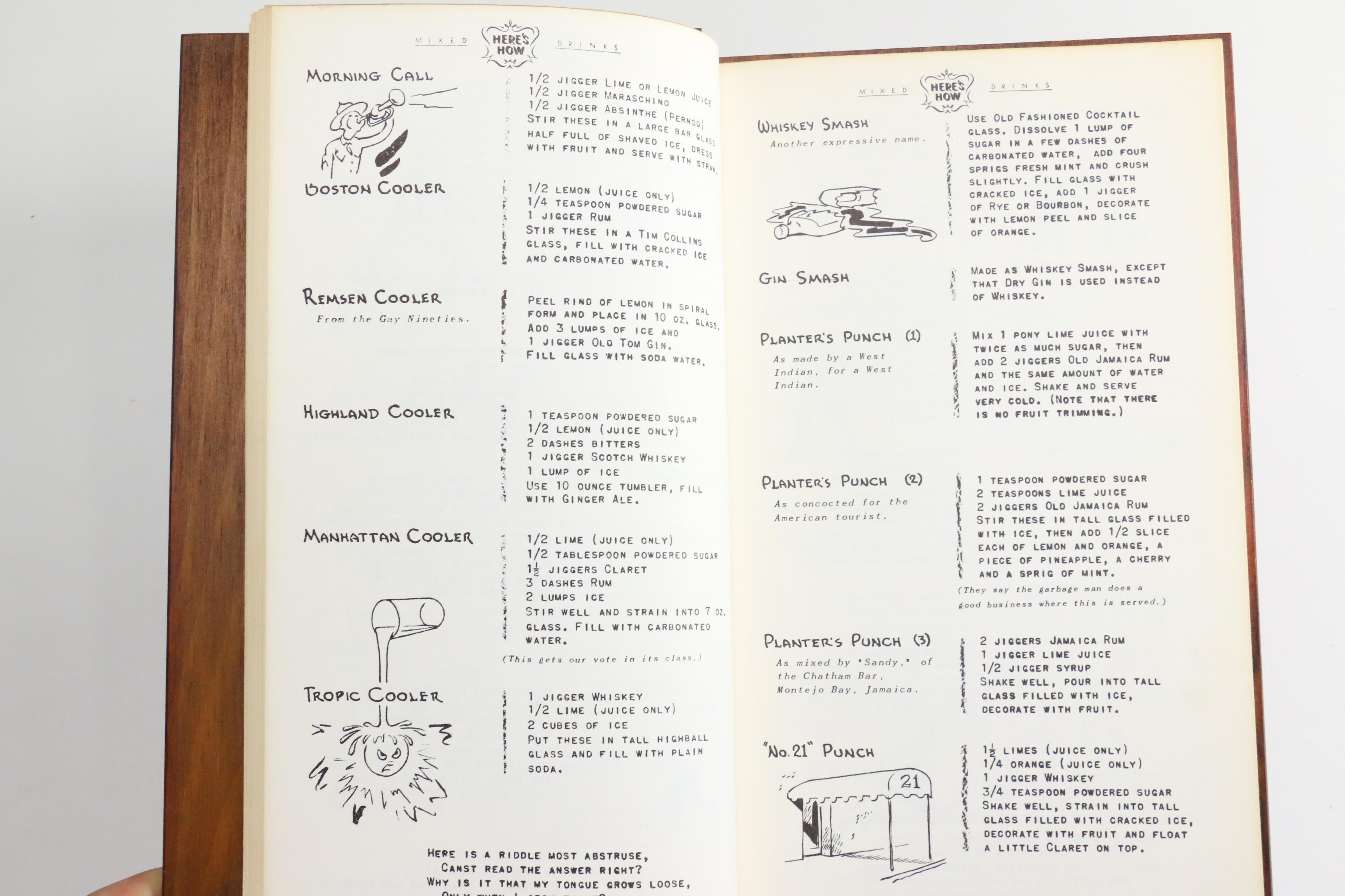 1941 "Here's How: Mixed Drinks" by W.C. Whitfield