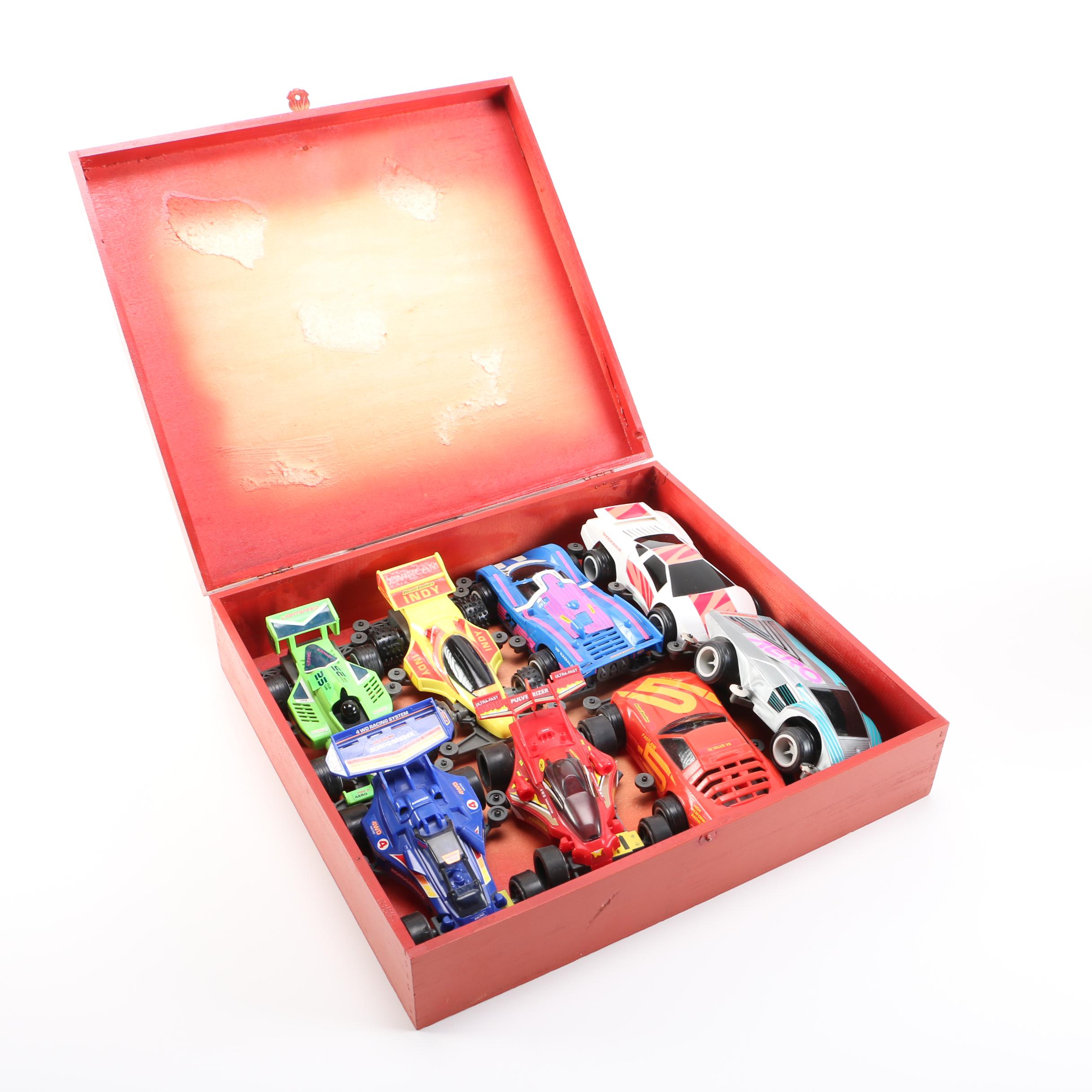 1980s-1990s Hasbro Record Breakers Racing Cars