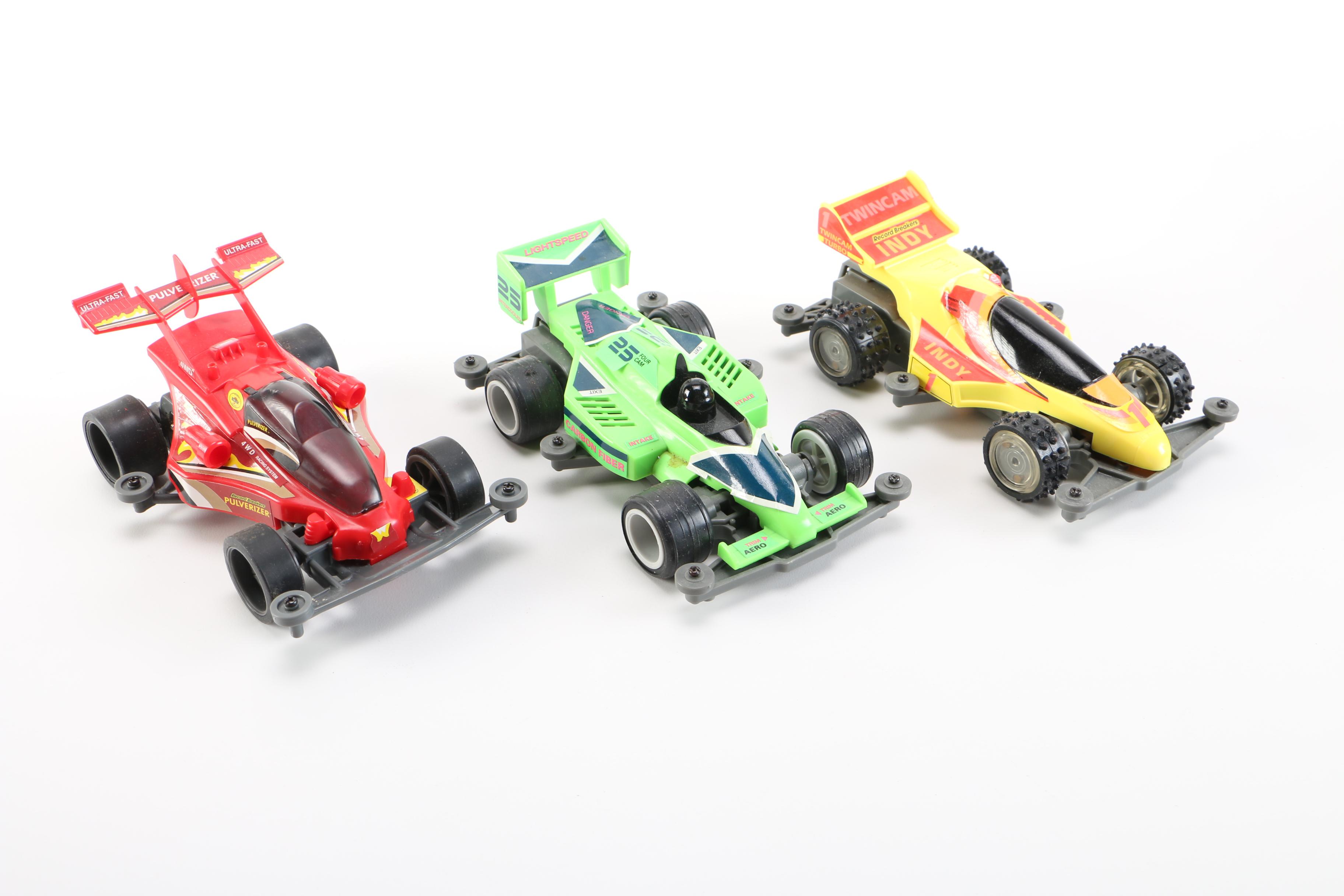 1980s-1990s Hasbro Record Breakers Racing Cars