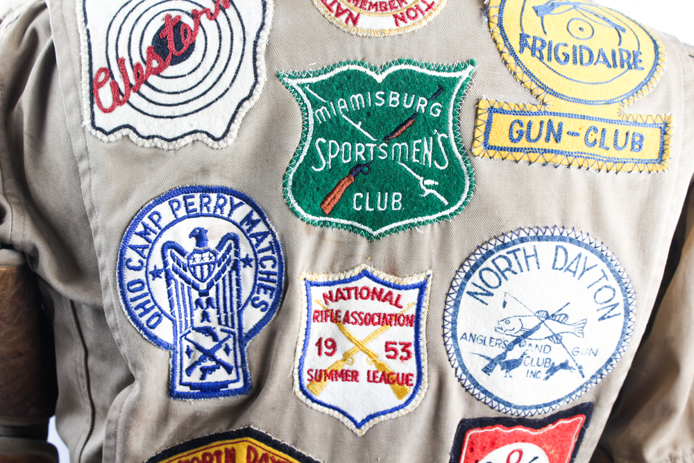 Vintage Safari Jacket on Shirt Form